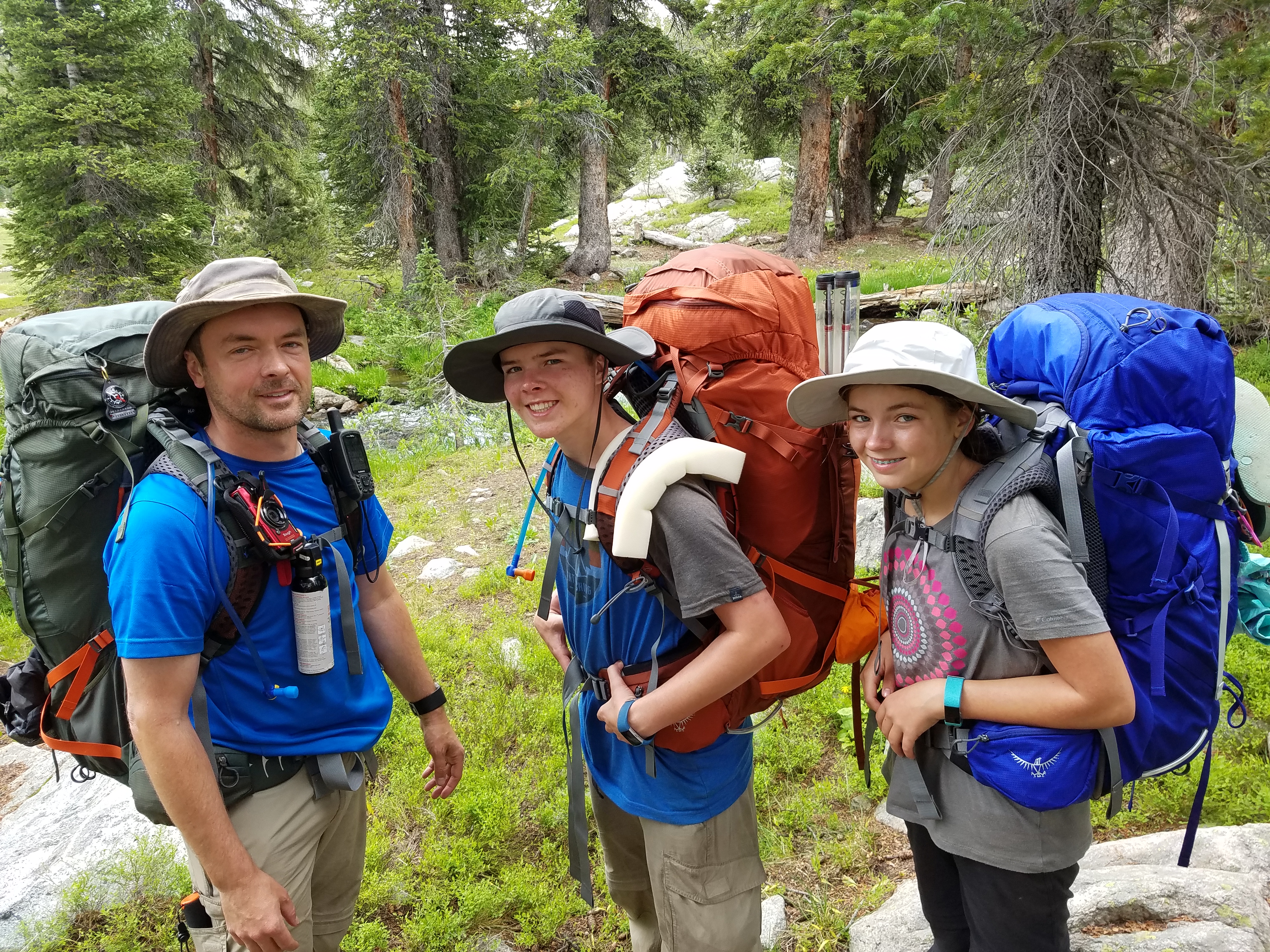 2017 Wind River Trip - Day 7 - Mount Victor Base Camp to Coyote Lake, Zack's Bloody Nose, Old Cabin (Wind River Range, Wyoming)