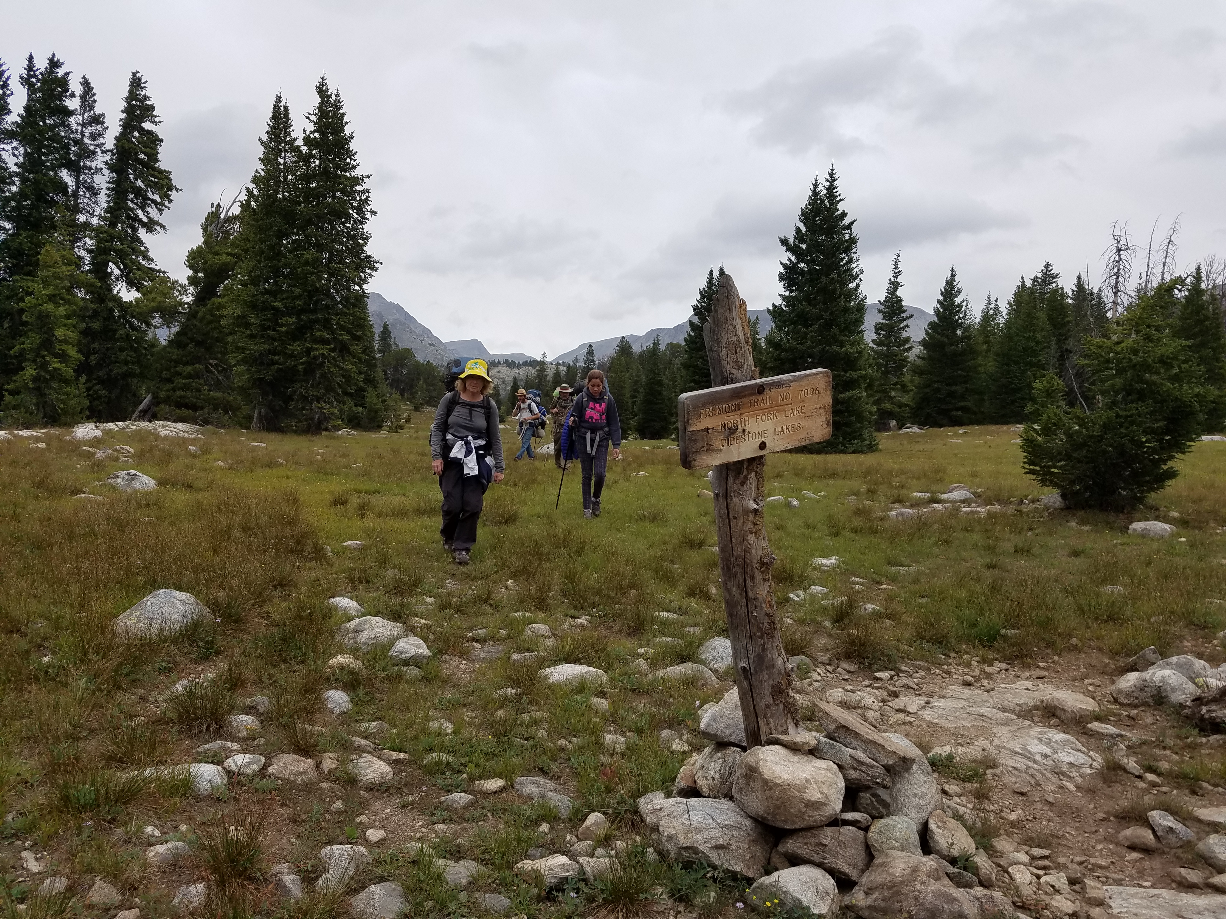 2017 Wind River Trip - Day 7 - Mount Victor Base Camp to Coyote Lake, Zack's Bloody Nose, Old Cabin (Wind River Range, Wyoming)