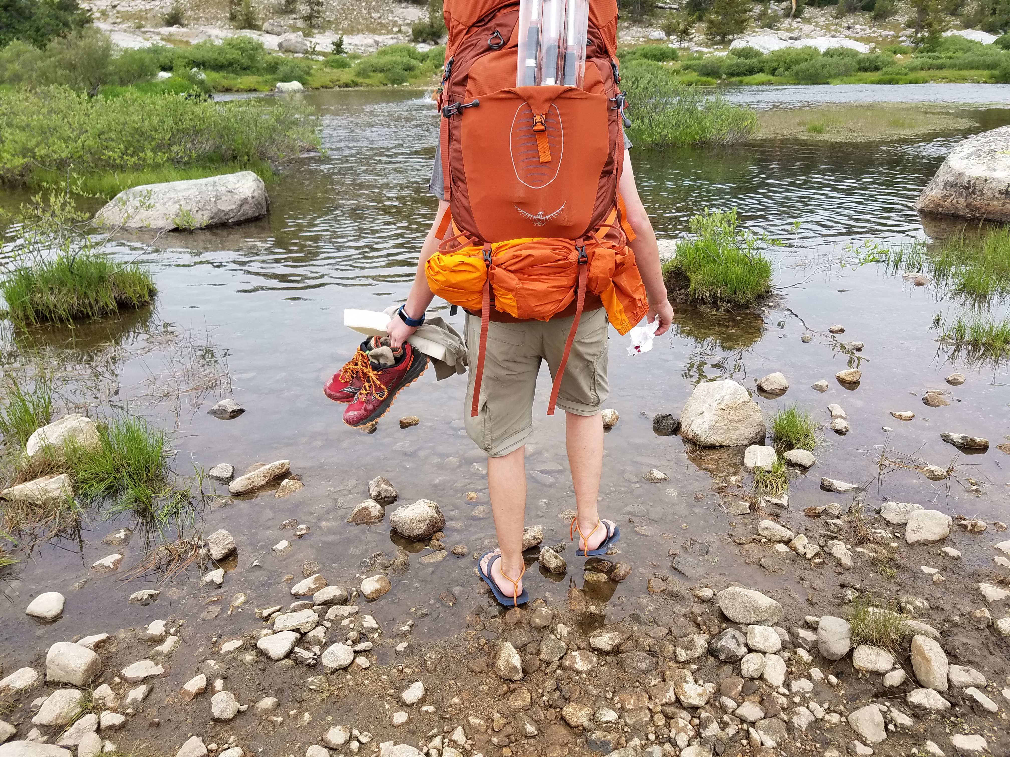 2017 Wind River Trip - Day 7 - Mount Victor Base Camp to Coyote Lake, Zack's Bloody Nose, Old Cabin (Wind River Range, Wyoming)