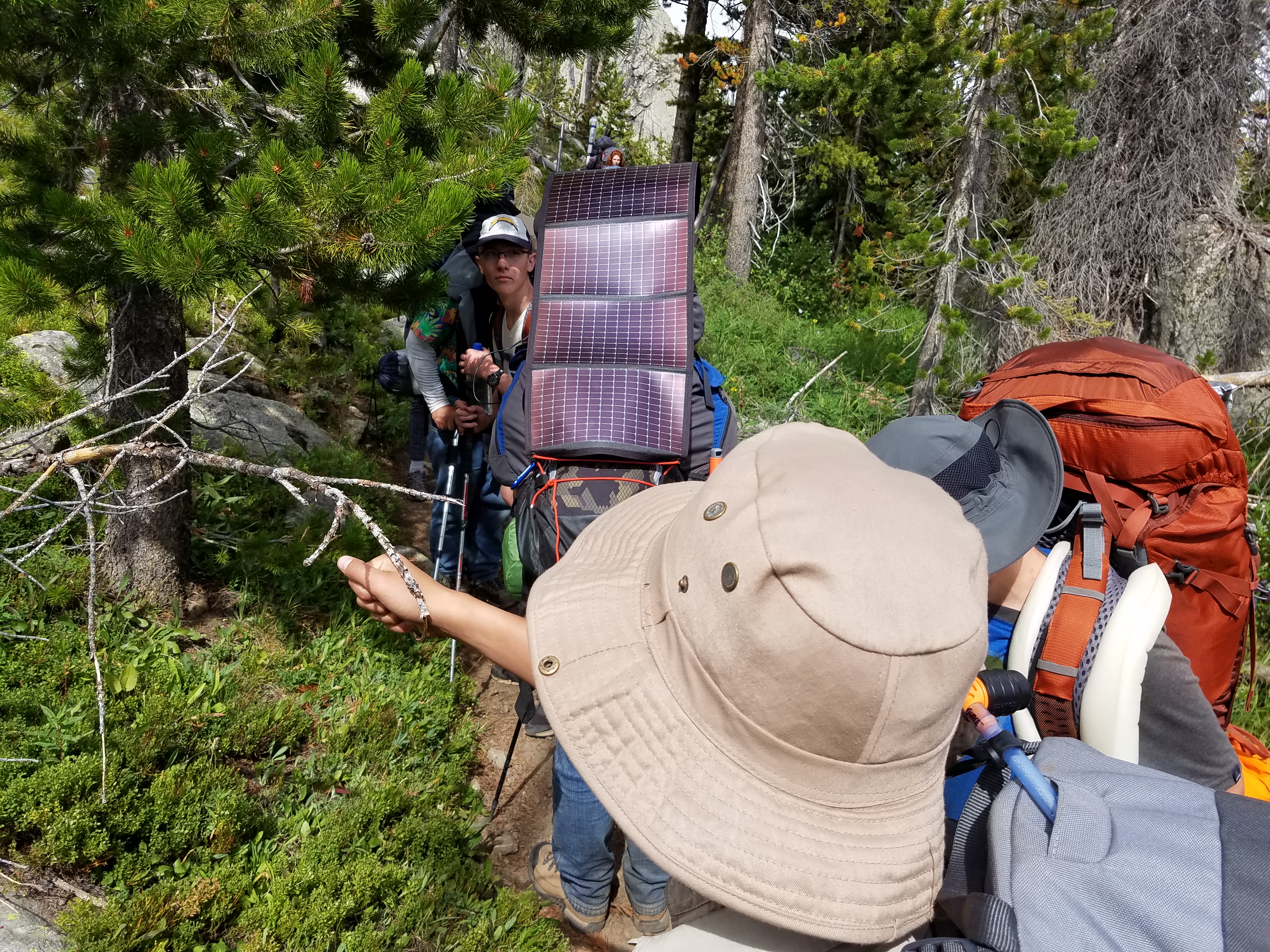 2017 Wind River Trip - Day 7 - Mount Victor Base Camp to Coyote Lake, Zack's Bloody Nose, Old Cabin (Wind River Range, Wyoming)