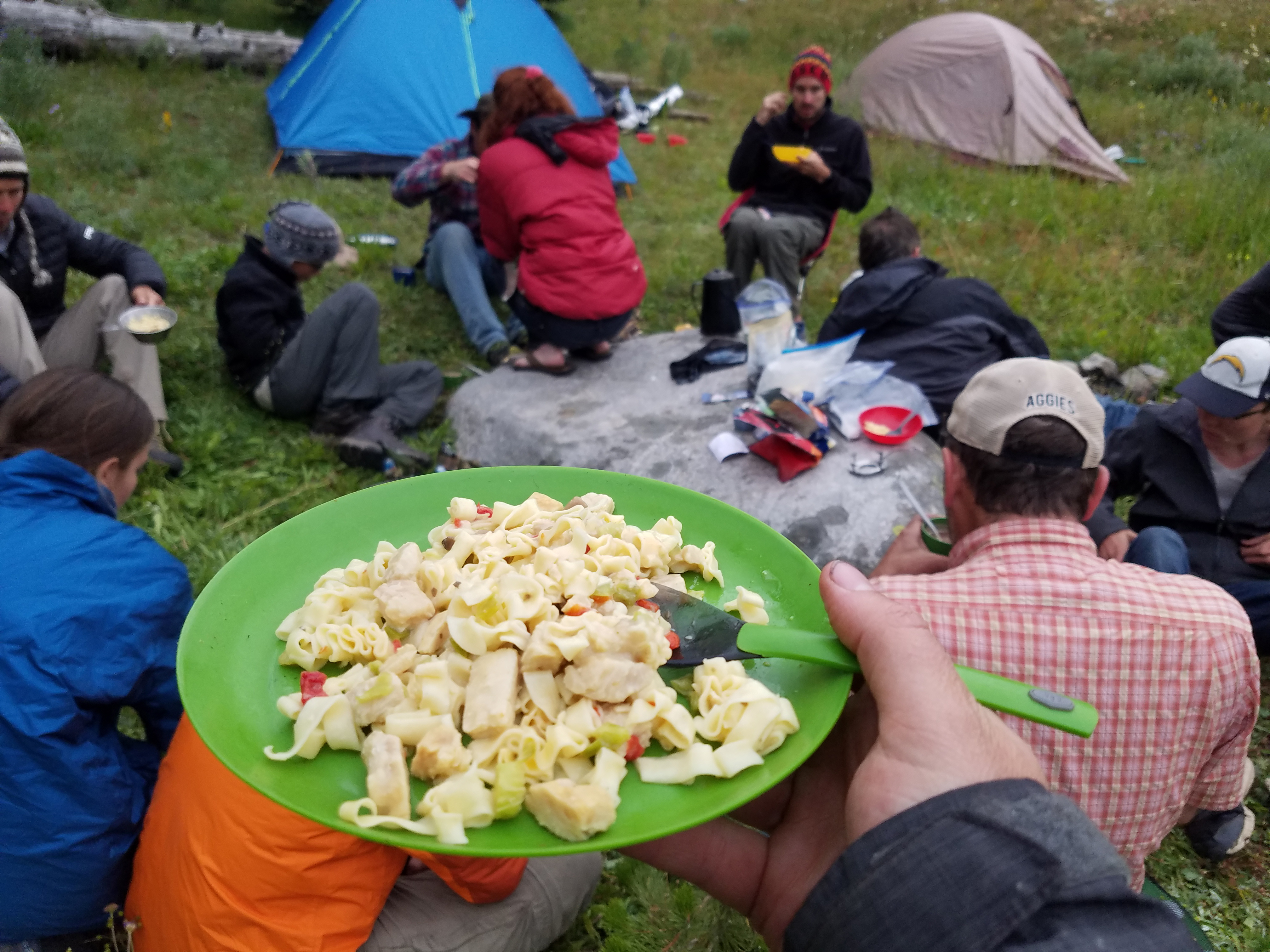 2017 Wind River Trip - Day 7 - Mount Victor Base Camp to Coyote Lake, Zack's Bloody Nose, Old Cabin (Wind River Range, Wyoming)