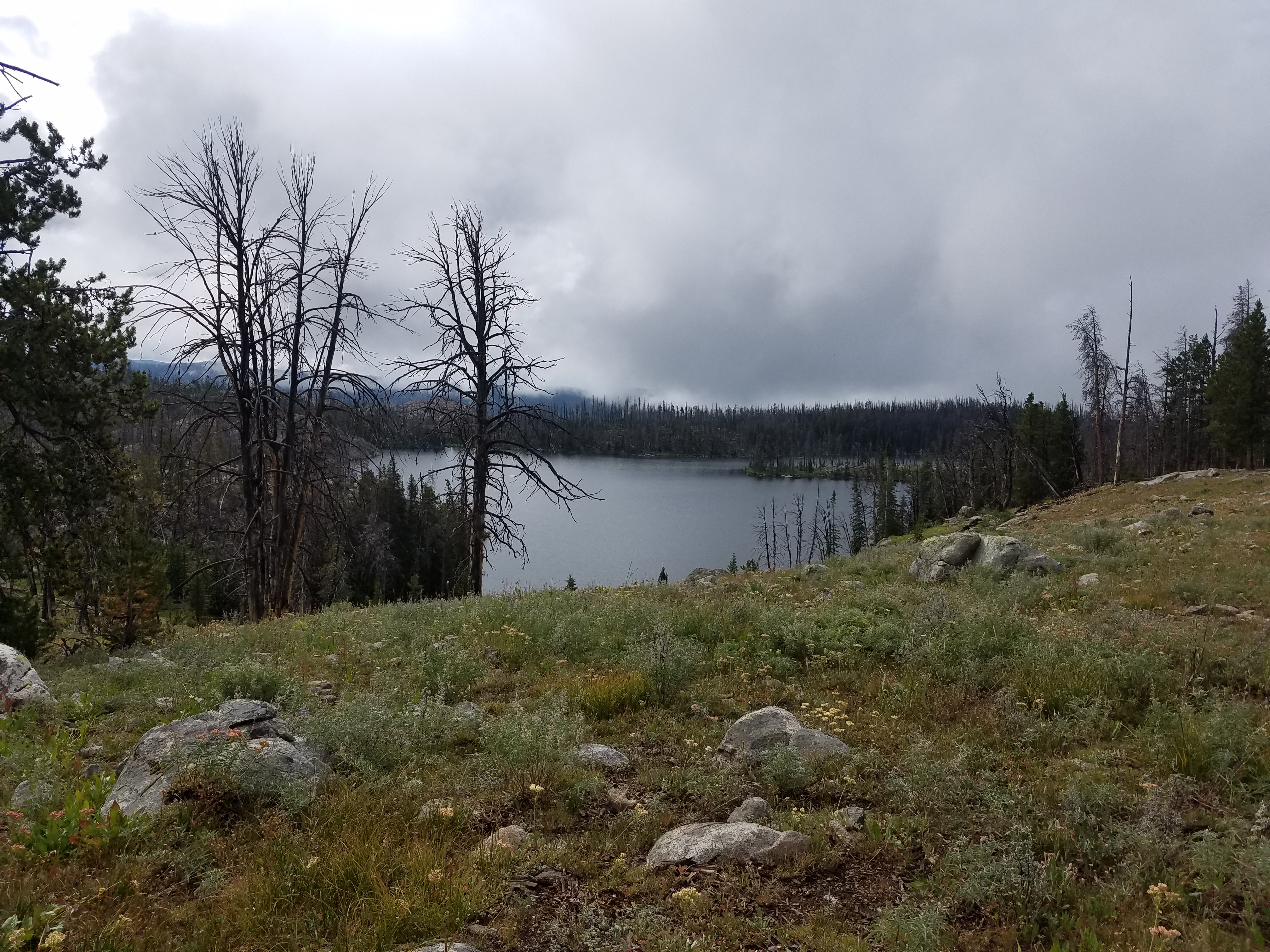 2017 Wind River Trip - Day 8 - Coyote Lake to Boulder Lake, Ethan's Exploding Pillow, Grizzly Bear Challenge, Dead Car Battery & Broken Key, Wind River Brewing Company, Toilet (Wind River Range, Wyoming)