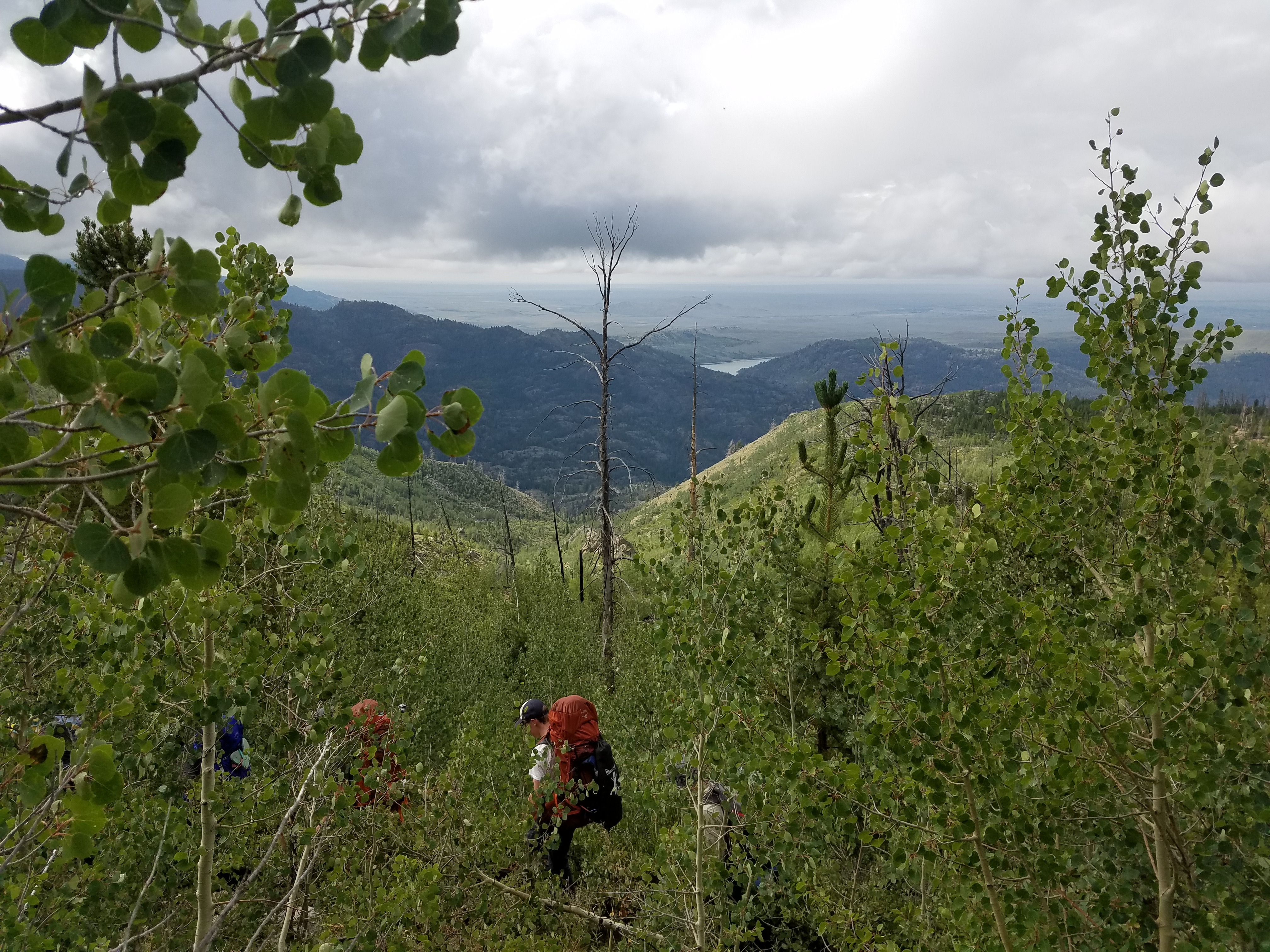 2017 Wind River Trip - Day 8 - Coyote Lake to Boulder Lake, Ethan's Exploding Pillow, Grizzly Bear Challenge, Dead Car Battery & Broken Key, Wind River Brewing Company, Toilet (Wind River Range, Wyoming)