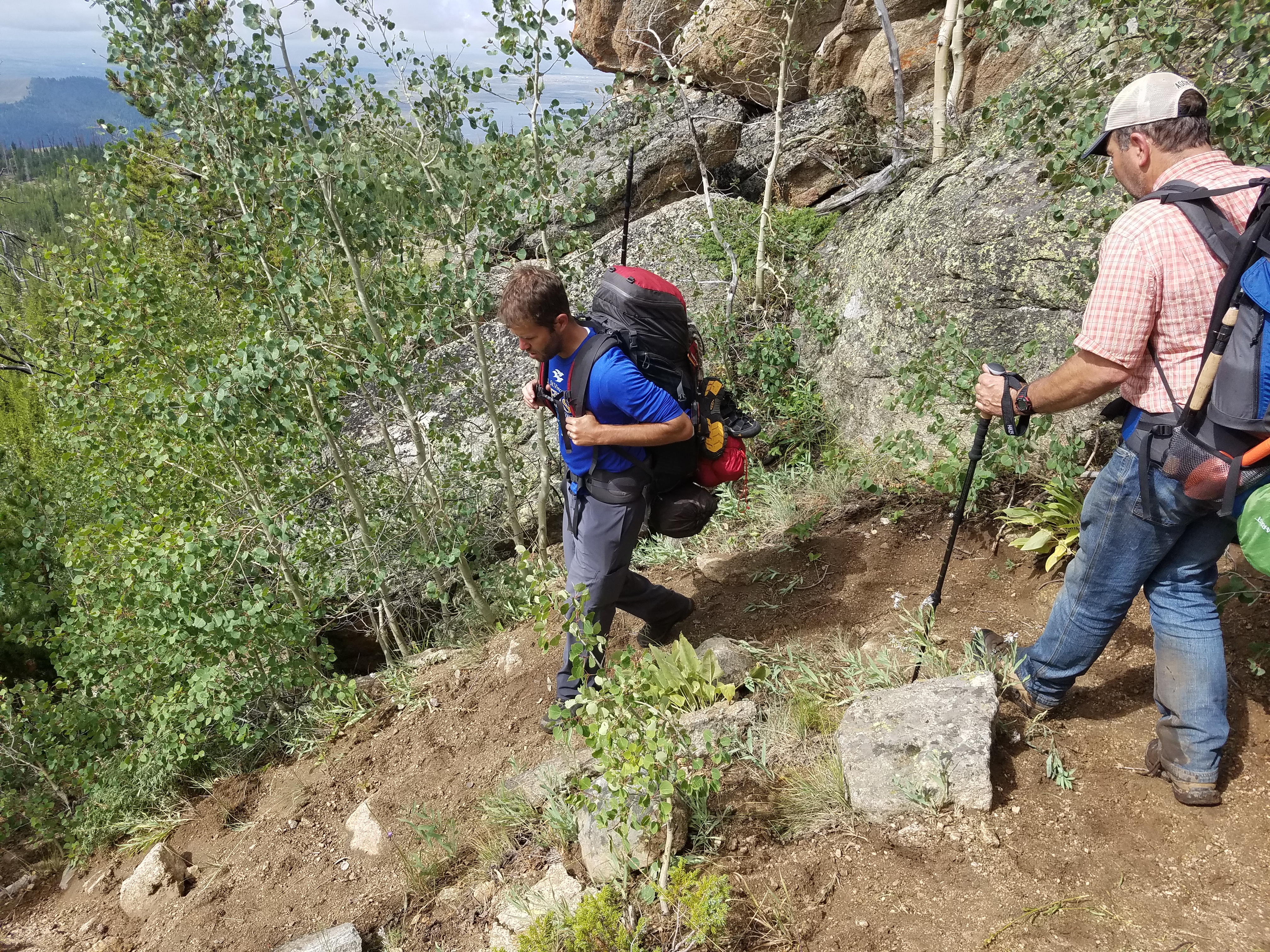 2017 Wind River Trip - Day 8 - Coyote Lake to Boulder Lake, Ethan's Exploding Pillow, Grizzly Bear Challenge, Dead Car Battery & Broken Key, Wind River Brewing Company, Toilet (Wind River Range, Wyoming)