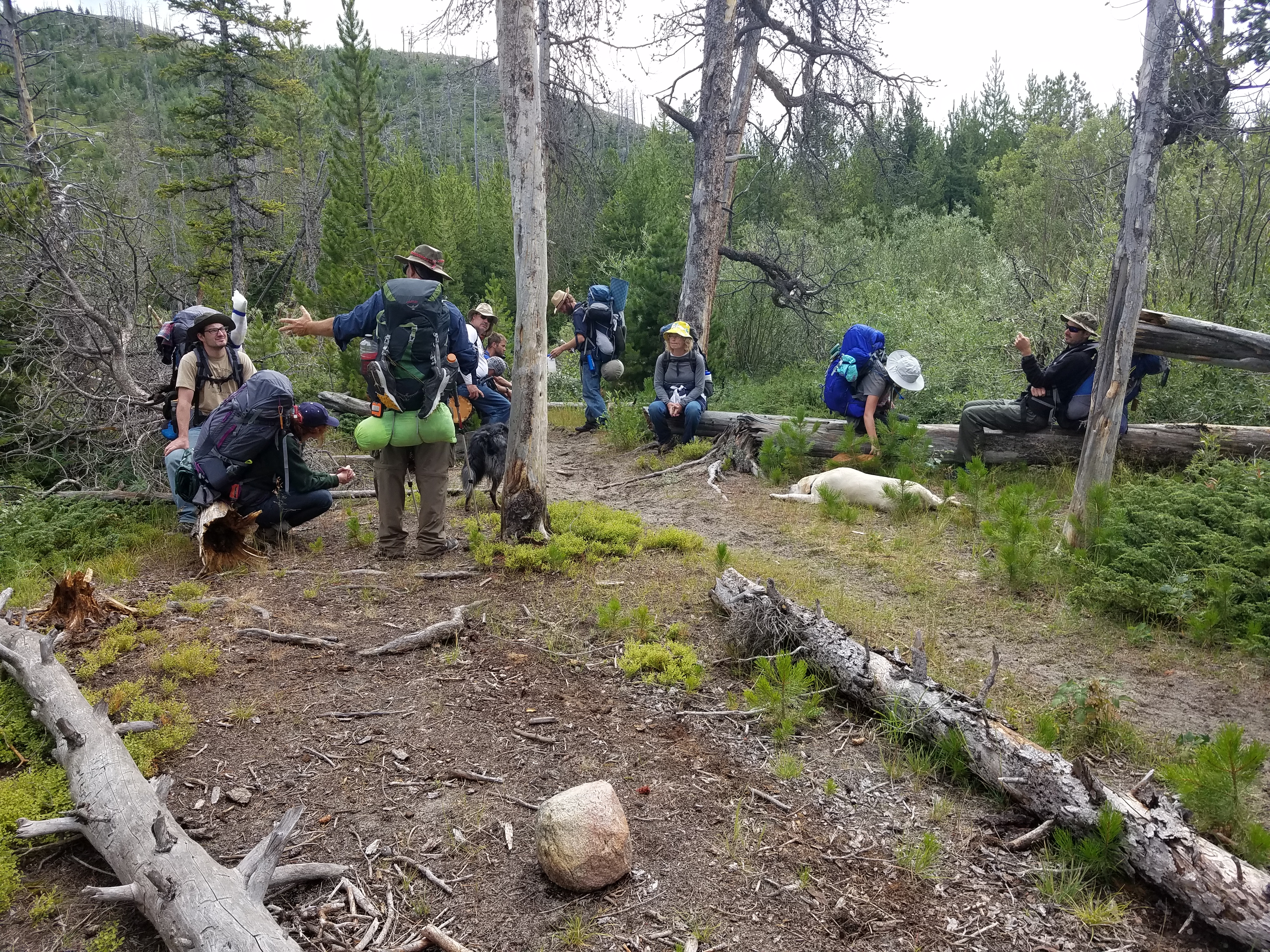 2017 Wind River Trip - Day 8 - Coyote Lake to Boulder Lake, Ethan's Exploding Pillow, Grizzly Bear Challenge, Dead Car Battery & Broken Key, Wind River Brewing Company, Toilet (Wind River Range, Wyoming)