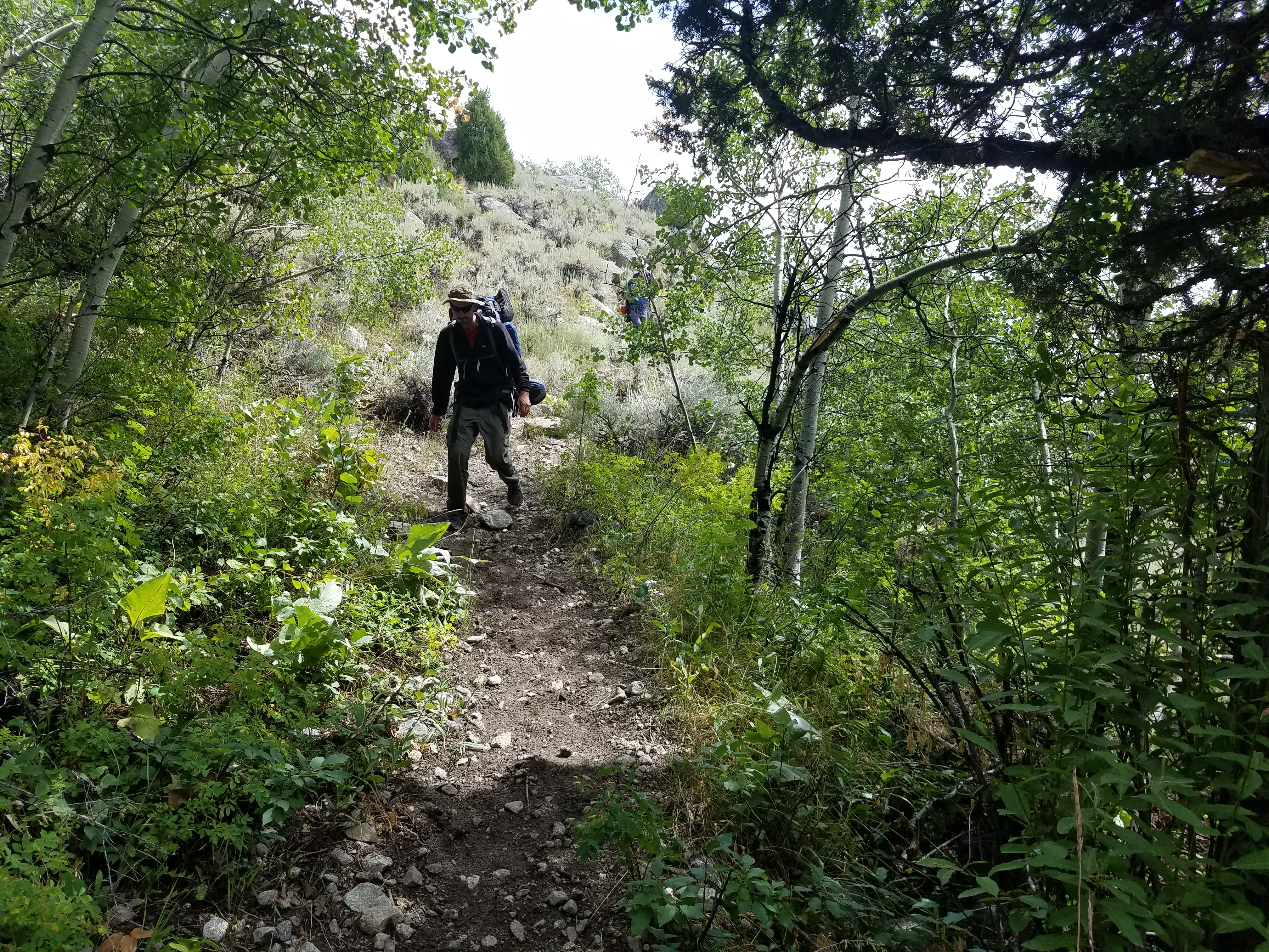 2017 Wind River Trip - Day 8 - Coyote Lake to Boulder Lake, Ethan's Exploding Pillow, Grizzly Bear Challenge, Dead Car Battery & Broken Key, Wind River Brewing Company, Toilet (Wind River Range, Wyoming)