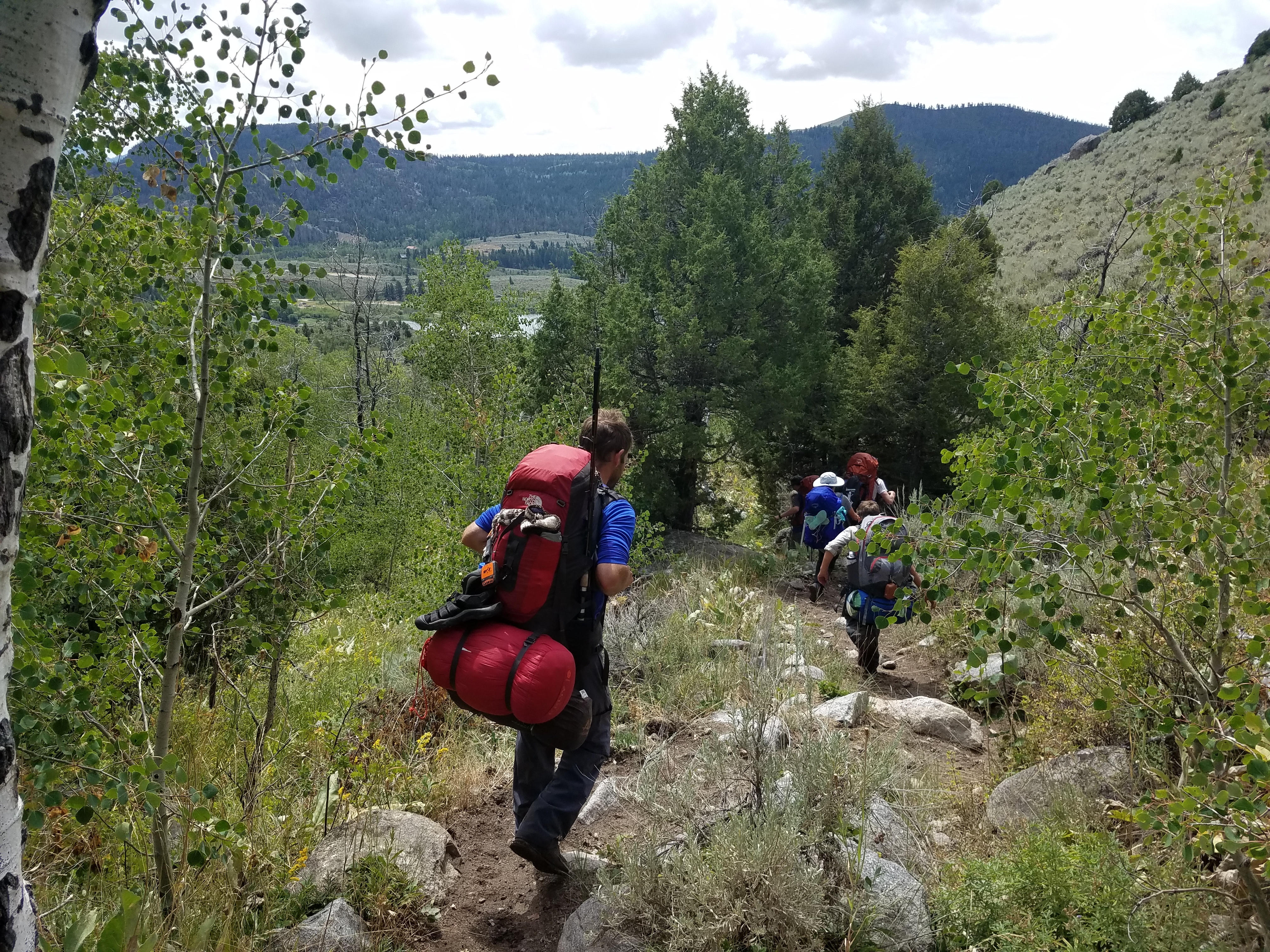 2017 Wind River Trip - Day 8 - Coyote Lake to Boulder Lake, Ethan's Exploding Pillow, Grizzly Bear Challenge, Dead Car Battery & Broken Key, Wind River Brewing Company, Toilet (Wind River Range, Wyoming)