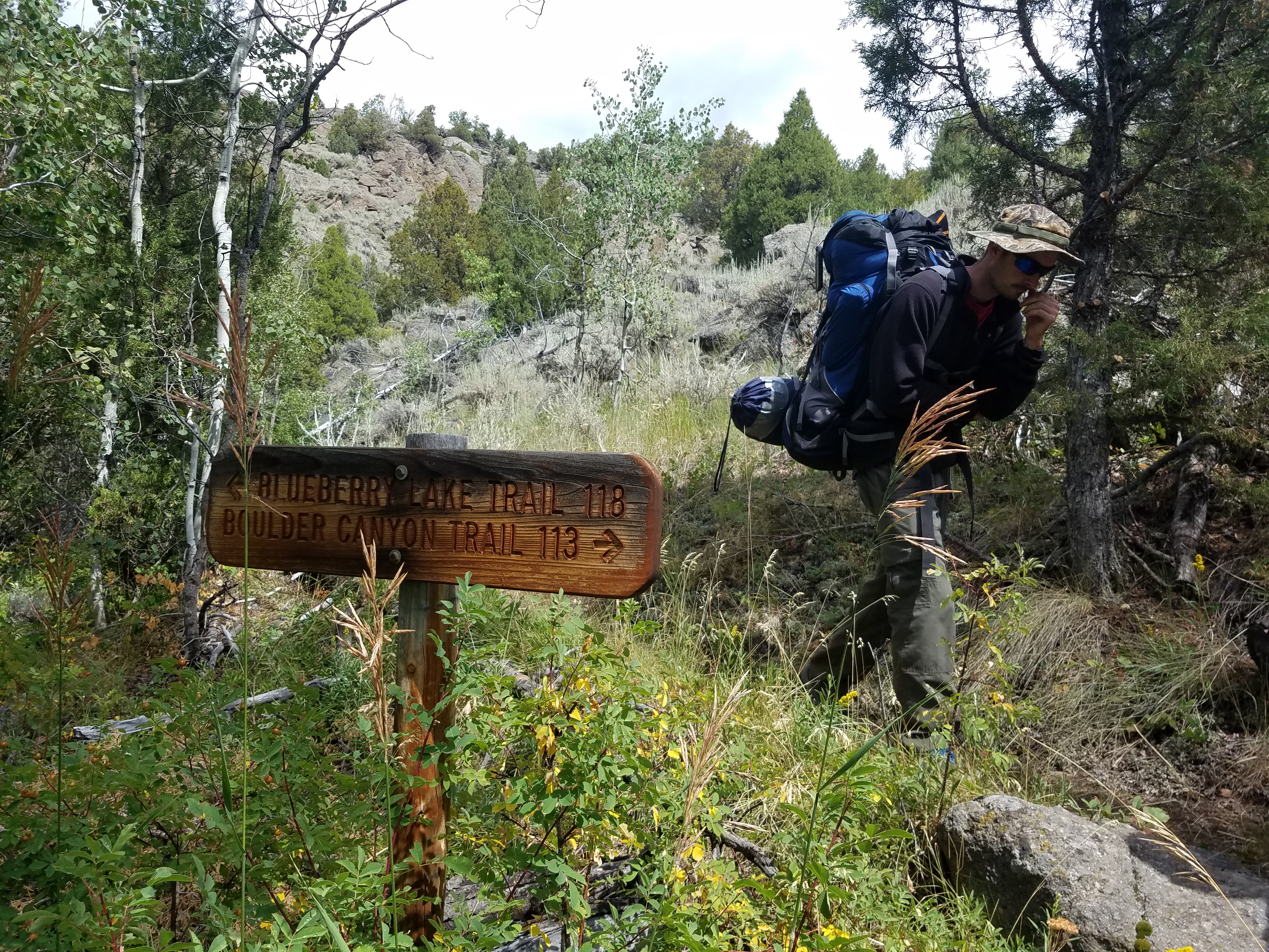 2017 Wind River Trip - Day 8 - Coyote Lake to Boulder Lake, Ethan's Exploding Pillow, Grizzly Bear Challenge, Dead Car Battery & Broken Key, Wind River Brewing Company, Toilet (Wind River Range, Wyoming)