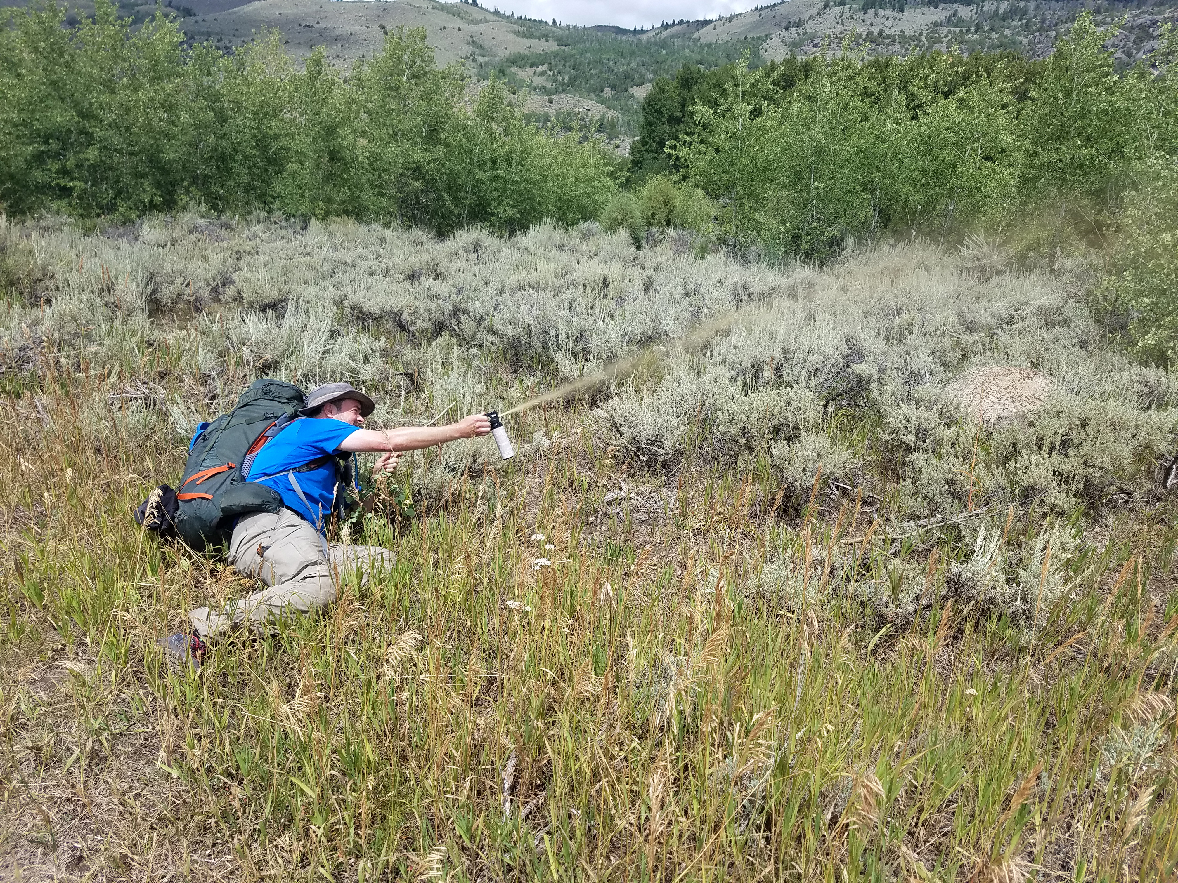 2017 Wind River Trip - Day 8 - Coyote Lake to Boulder Lake, Ethan's Exploding Pillow, Grizzly Bear Challenge, Dead Car Battery & Broken Key, Wind River Brewing Company, Toilet (Wind River Range, Wyoming)