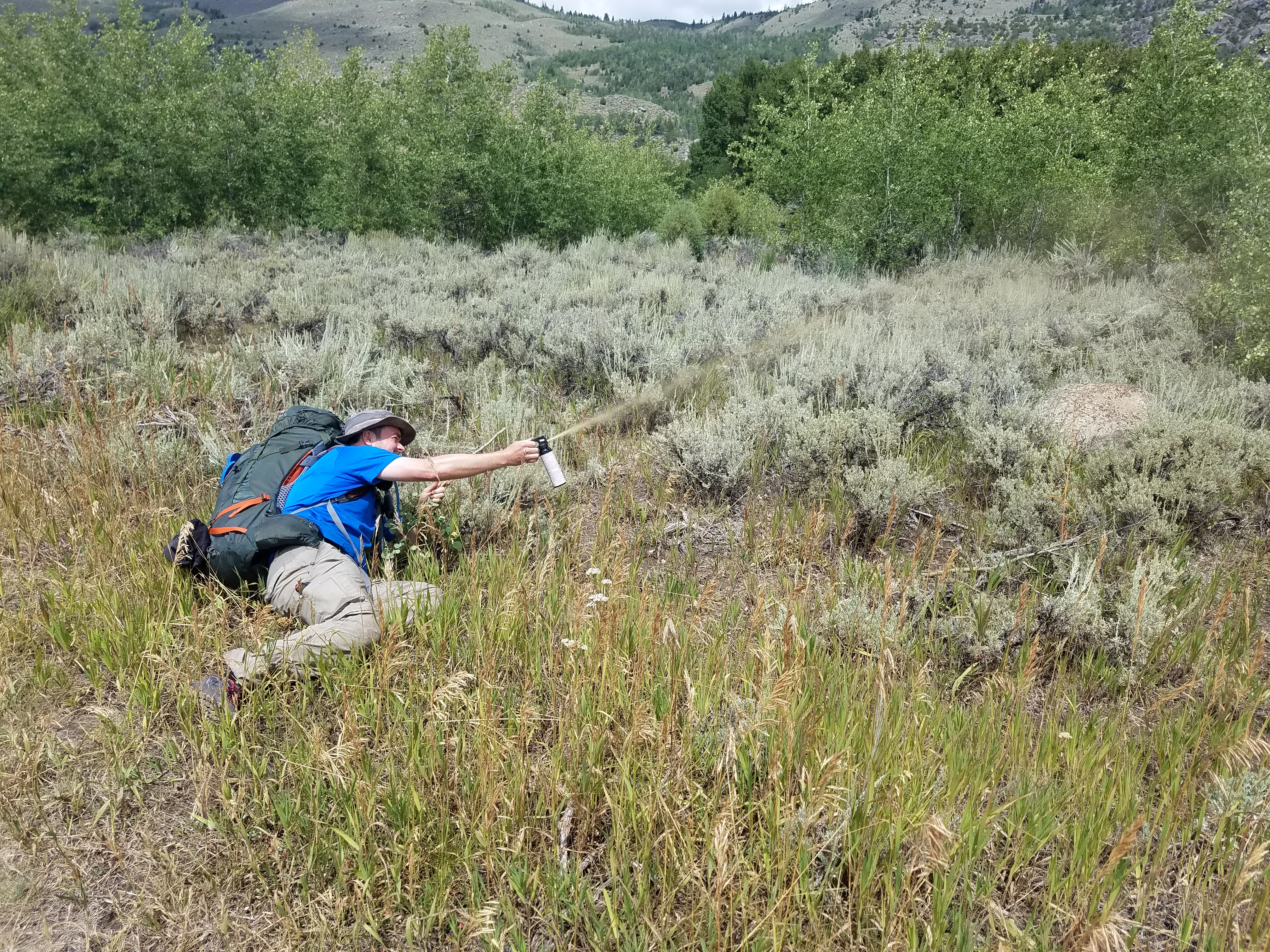 2017 Wind River Trip - Day 8 - Coyote Lake to Boulder Lake, Ethan's Exploding Pillow, Grizzly Bear Challenge, Dead Car Battery & Broken Key, Wind River Brewing Company, Toilet (Wind River Range, Wyoming)