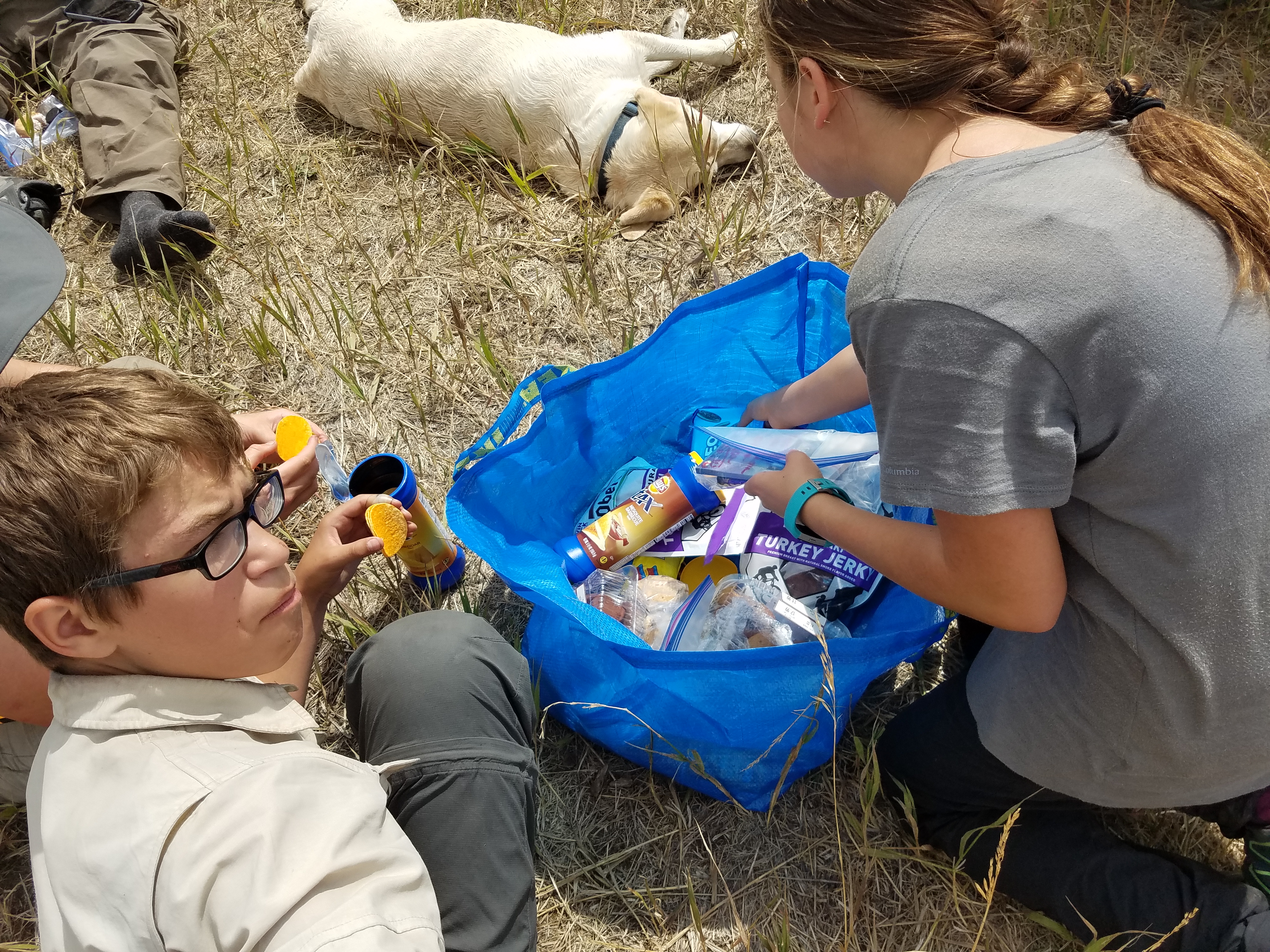 2017 Wind River Trip - Day 8 - Coyote Lake to Boulder Lake, Ethan's Exploding Pillow, Grizzly Bear Challenge, Dead Car Battery & Broken Key, Wind River Brewing Company, Toilet (Wind River Range, Wyoming)