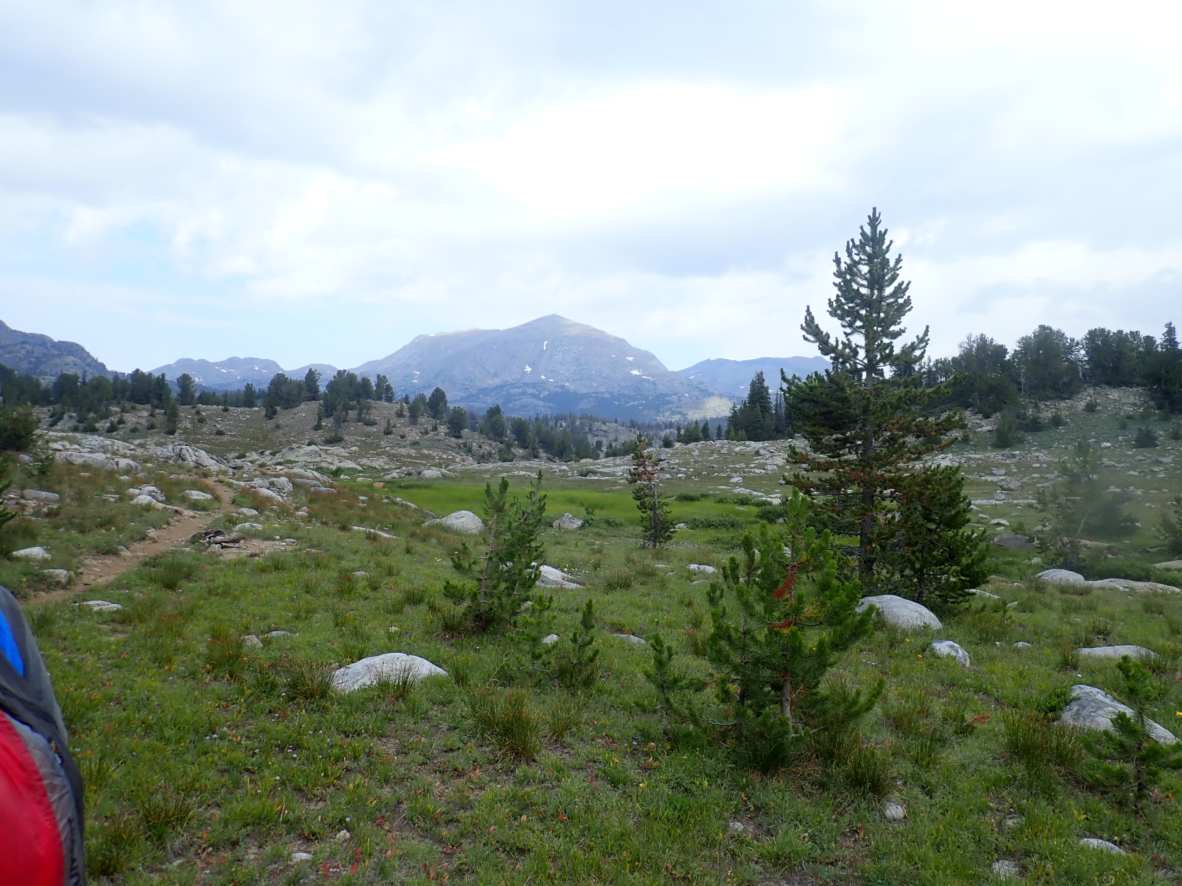 2017 Wind River Trip - Day 2 - Boulder Lake to Mt. Victor Basecamp (17.53 Miles, 4003 ft. Climb) (Wind River Range, Wyoming) 