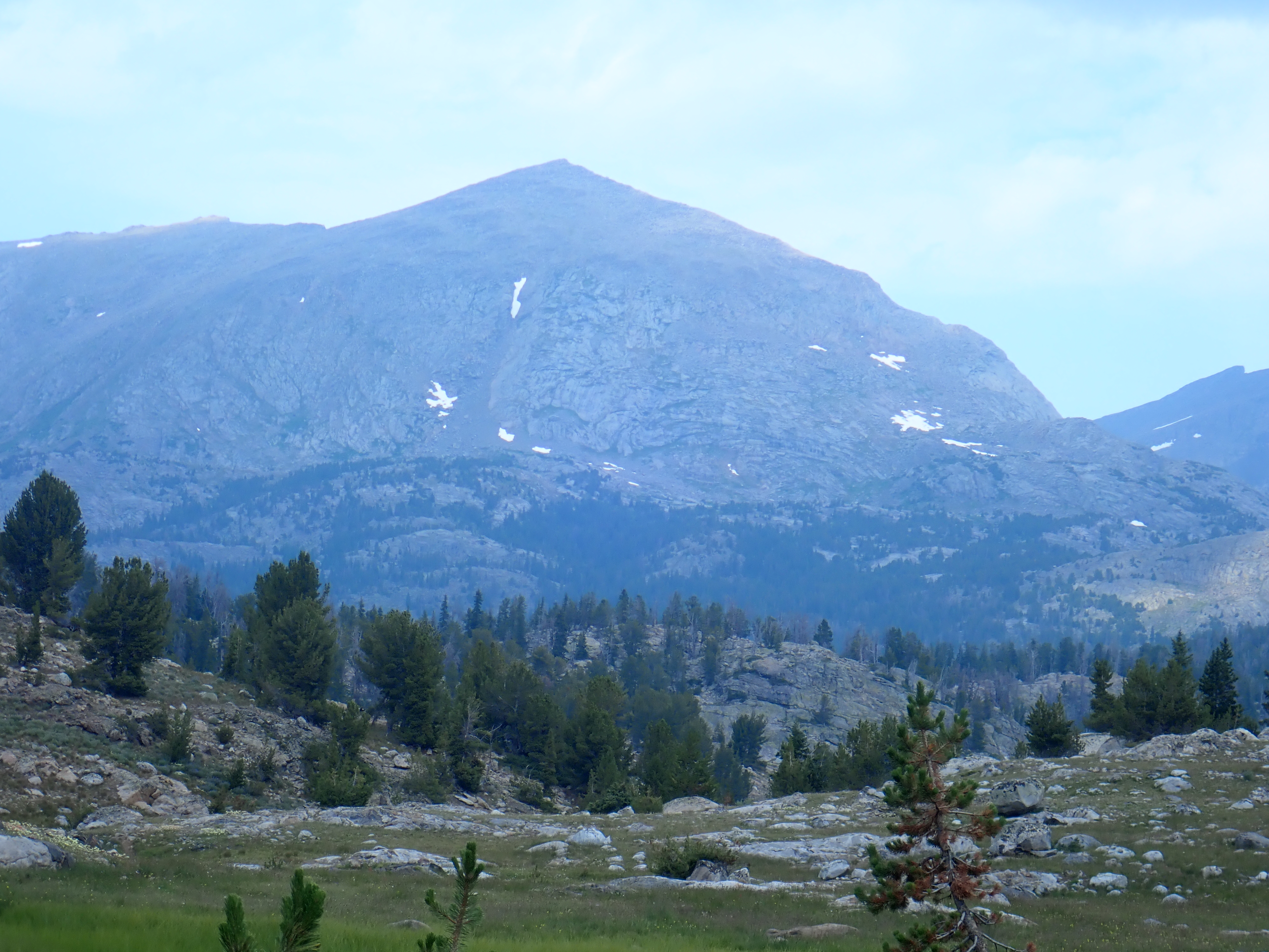 2017 Wind River Trip - Day 2 - Boulder Lake to Mt. Victor Basecamp (17.53 Miles, 4003 ft. Climb) (Wind River Range, Wyoming) 