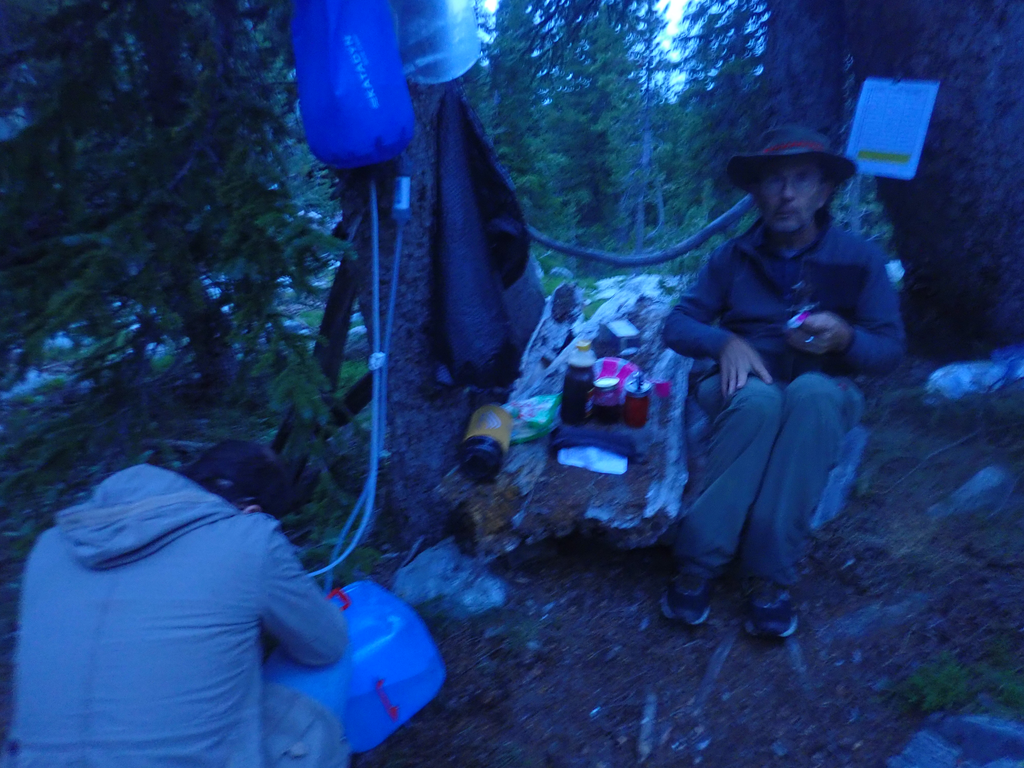 2017 Wind River Trip - Day 2 - Boulder Lake to Mt. Victor Basecamp (17.53 Miles, 4003 ft. Climb) (Wind River Range, Wyoming) 