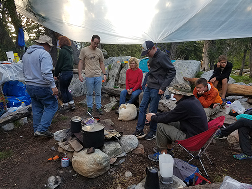 2017 Wind River Trip - Day 3 - Setting up Camp, Hailstorm, Fishing at Victor Lake, Swimming Like A Bald Eagle, Fresh Fish for Dinner (Wind River Range, Wyoming)