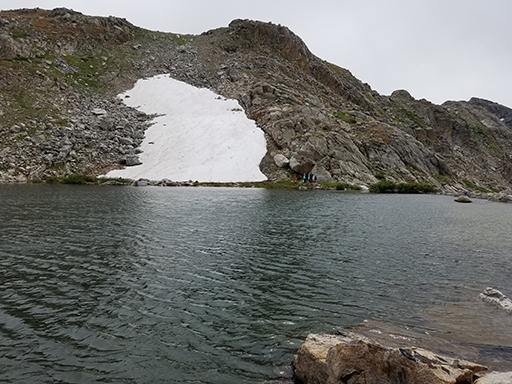 2017 Wind River Trip - Day 5 - Long Lake, Europe Canyon, Polar Bear Plunge into Glacier Lake (32 degree Fahrenheit water, 11,057 ft. elevation), Continental Divide, Fishing Lake 10542 (Wind River Range, Wyoming)