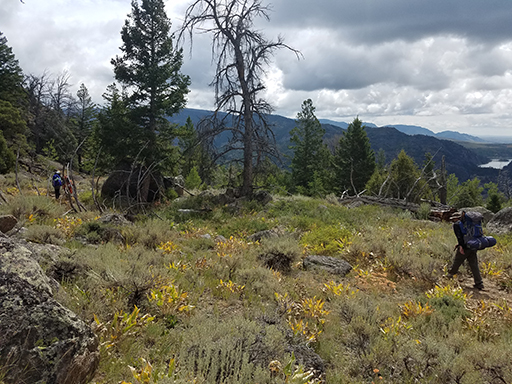 2017 Wind River Trip - Day 8 - Coyote Lake to Boulder Lake, Ethan's Exploding Pillow, Grizzly Bear Challenge, Dead Car Battery & Broken Key, Wind River Brewing Company, Toilet (Wind River Range, Wyoming)