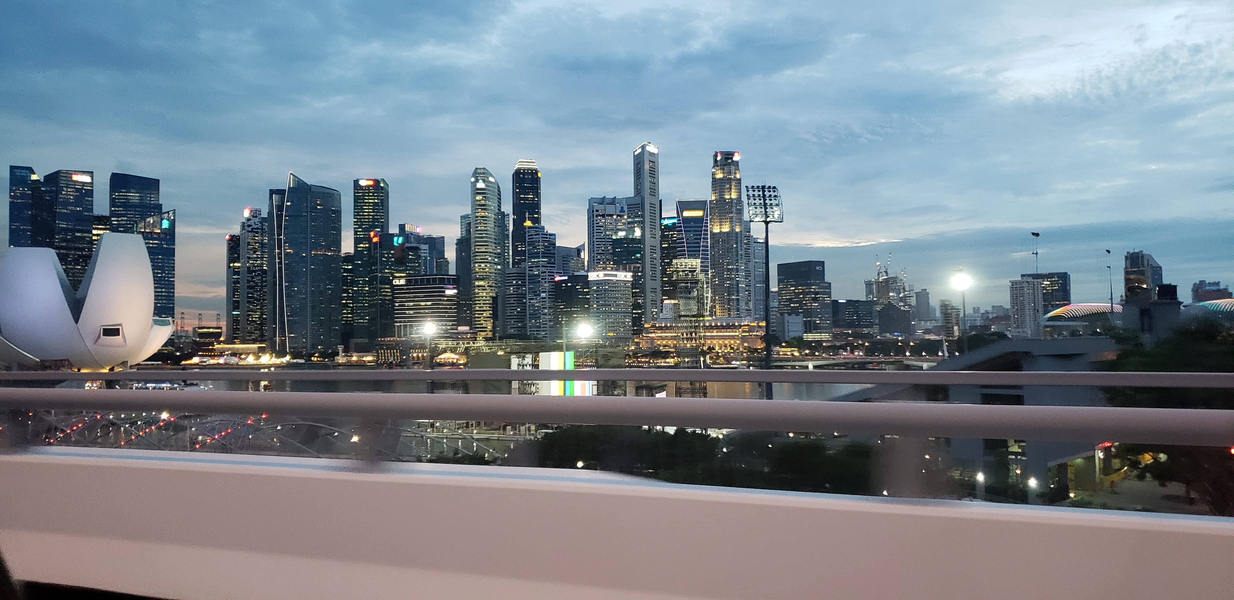 2018 Southeast Asia Trip Day 3 - Singapore (Newton Circus Hawker Food Chilli Crab, Little India, Tekka Centre, Merlion, Esplanade Bridge, Helix Bridge, Marina Bay, Gardens By The Bay, Cloud Forest, Supertree Grove, OCBC Skyway, Swimming on Roof)