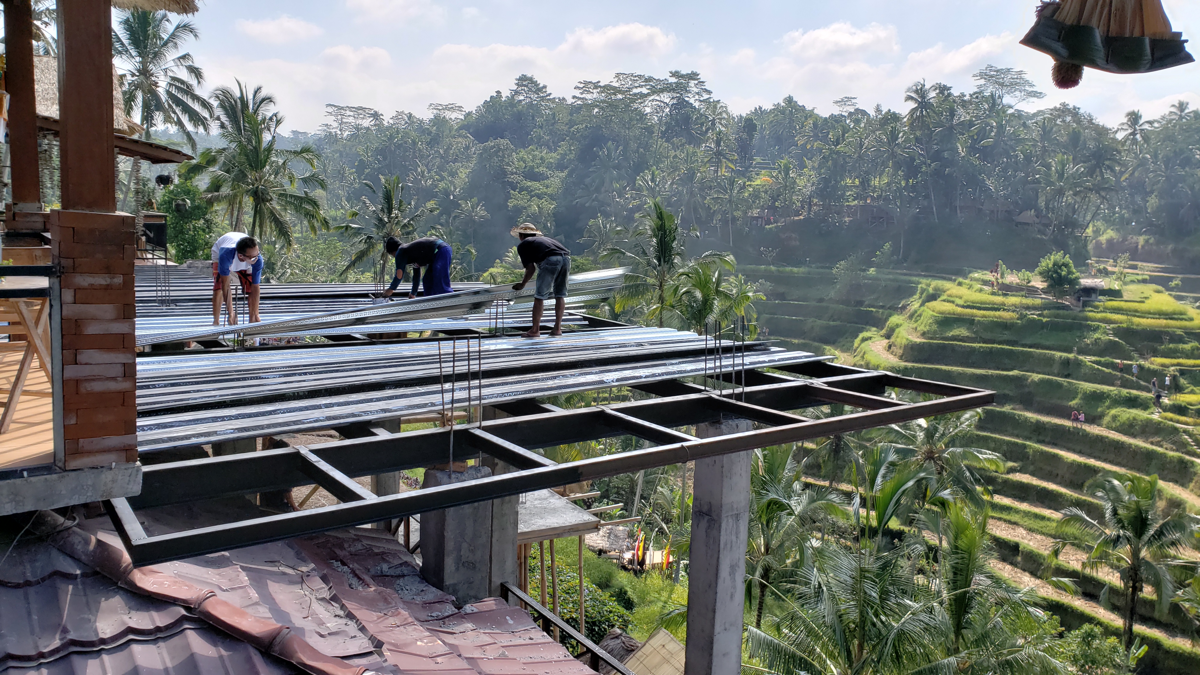 2018 Southeast Asia Trip Day 6 - Ubud, Bali, Indonesia (Mount Agung Volcano in Distance, Tegallalang Rice Terraces, Tirta Empul (Hindu Balinese Water Temple), Wearing Sarongs, Satria Agrowisata Coffee Plantation, Civet Cat Poop, Tibumana Waterfall)