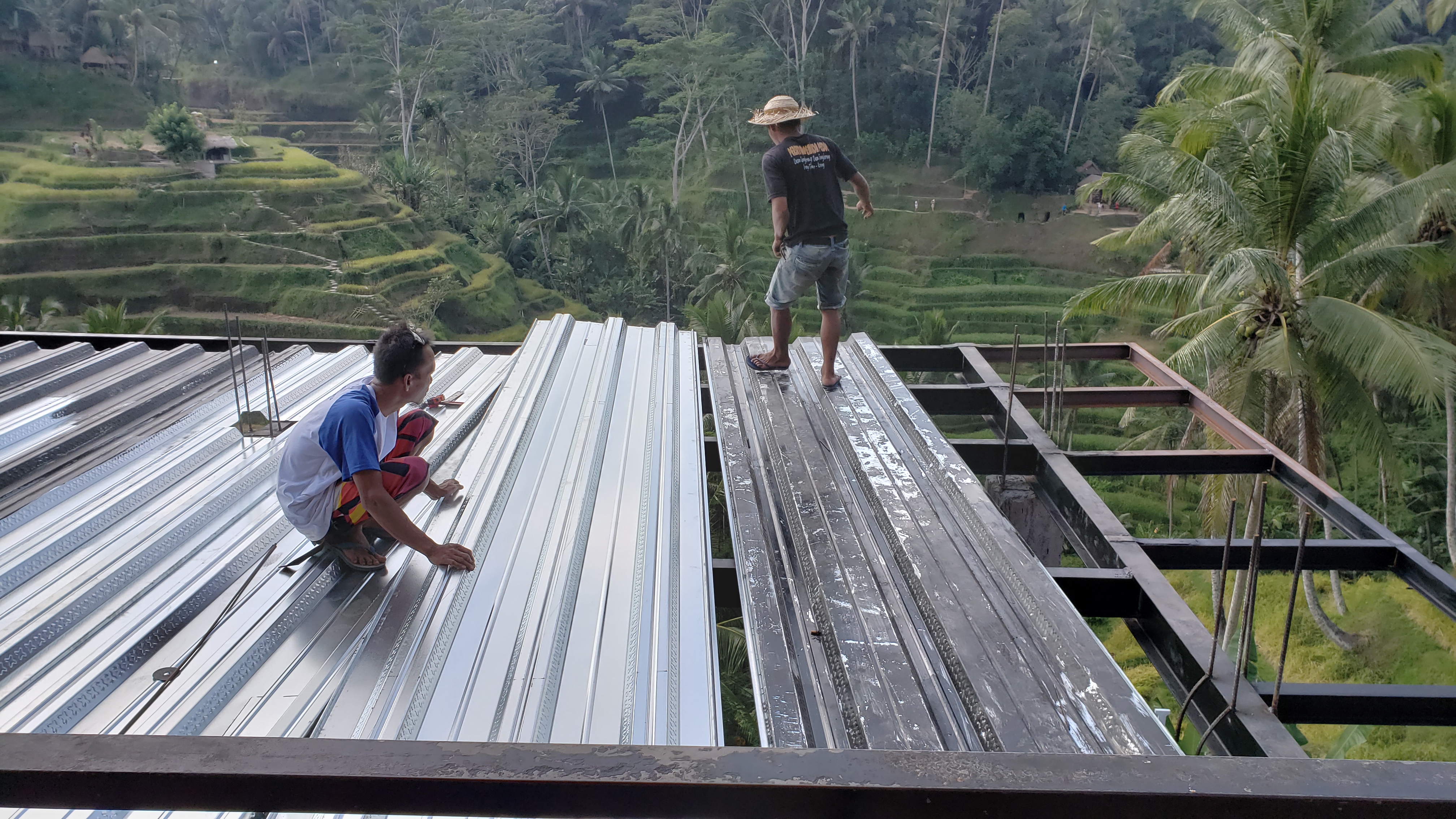 2018 Southeast Asia Trip Day 6 - Ubud, Bali, Indonesia (Mount Agung Volcano in Distance, Tegallalang Rice Terraces, Tirta Empul (Hindu Balinese Water Temple), Wearing Sarongs, Satria Agrowisata Coffee Plantation, Civet Cat Poop, Tibumana Waterfall)