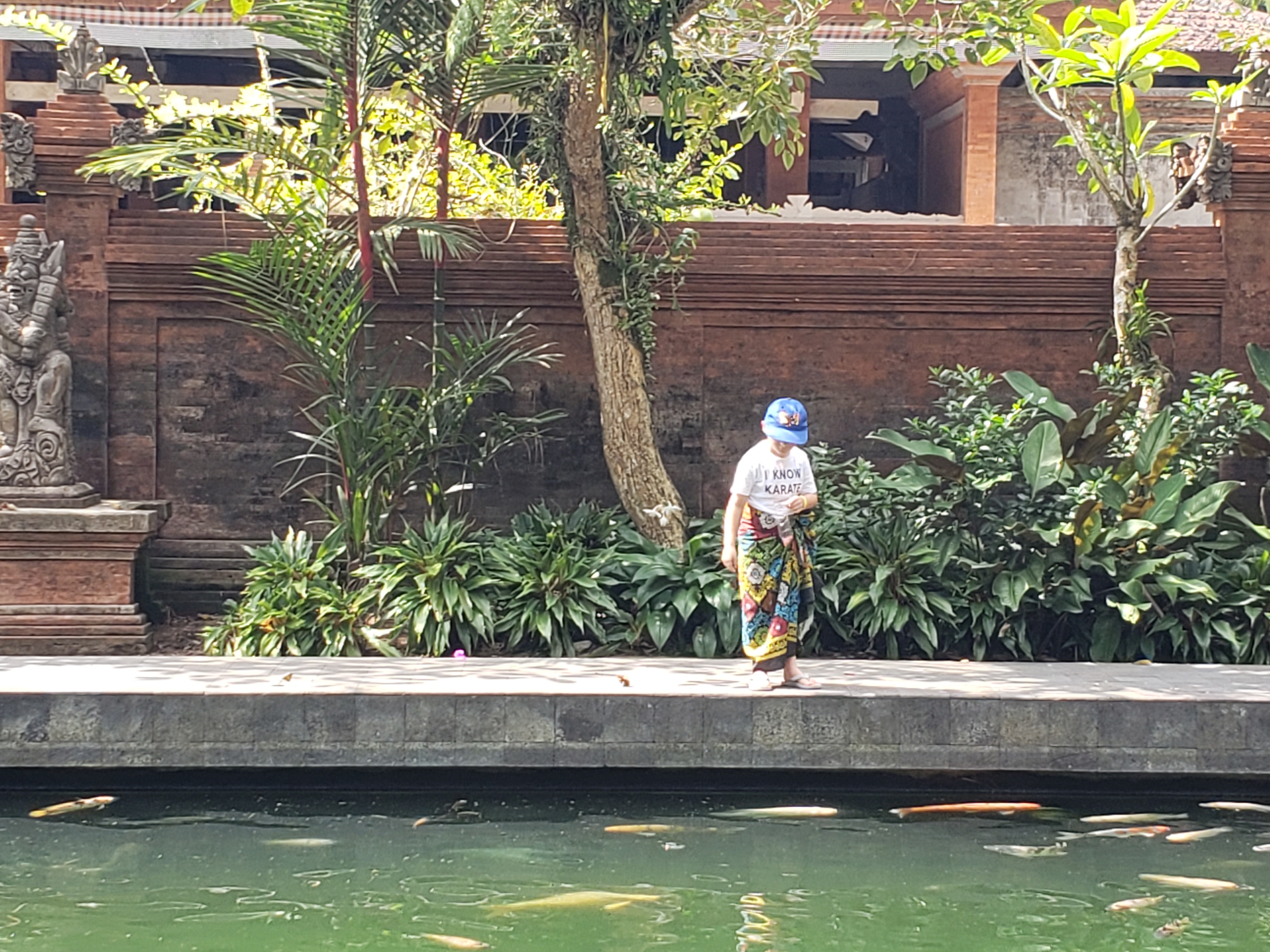 2018 Southeast Asia Trip Day 6 - Ubud, Bali, Indonesia (Mount Agung Volcano in Distance, Tegallalang Rice Terraces, Tirta Empul (Hindu Balinese Water Temple), Wearing Sarongs, Satria Agrowisata Coffee Plantation, Civet Cat Poop, Tibumana Waterfall)