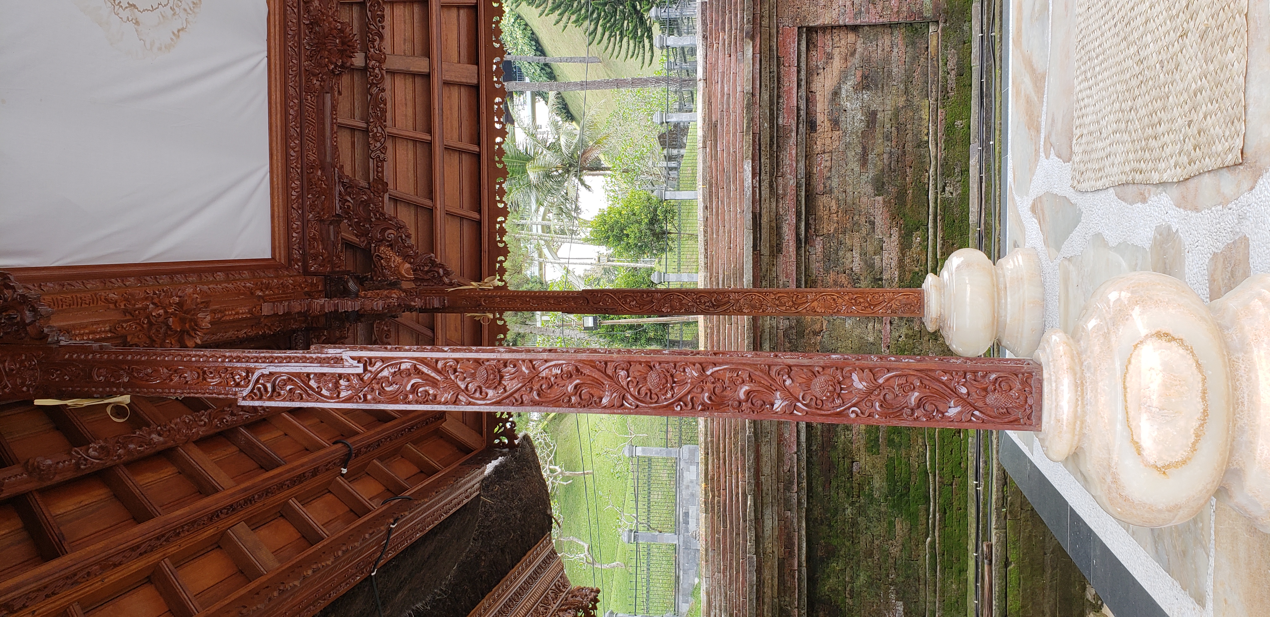 2018 Southeast Asia Trip Day 6 - Ubud, Bali, Indonesia (Mount Agung Volcano in Distance, Tegallalang Rice Terraces, Tirta Empul (Hindu Balinese Water Temple), Wearing Sarongs, Satria Agrowisata Coffee Plantation, Civet Cat Poop, Tibumana Waterfall)