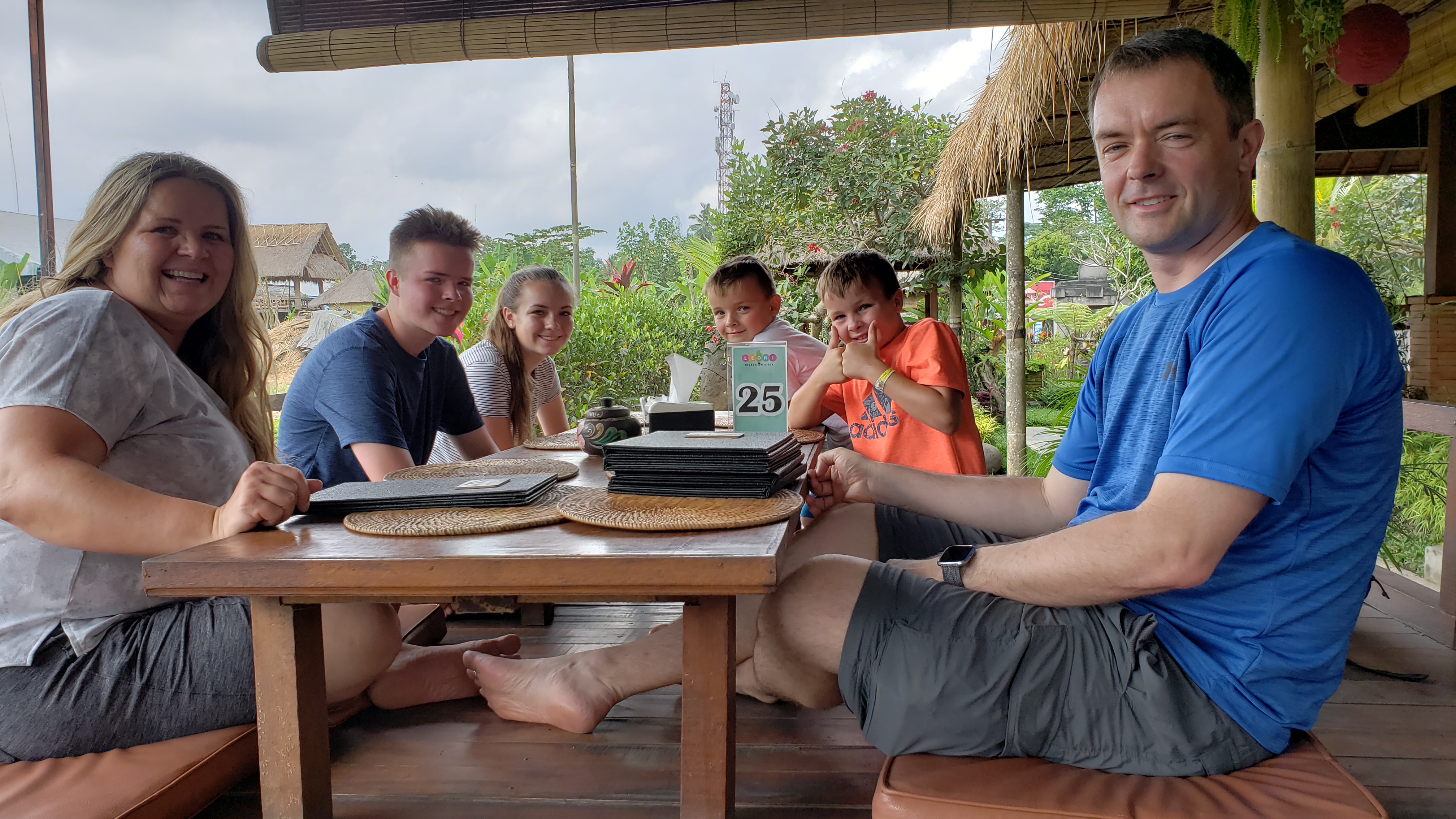 2018 Southeast Asia Trip Day 6 - Ubud, Bali, Indonesia (Mount Agung Volcano in Distance, Tegallalang Rice Terraces, Tirta Empul (Hindu Balinese Water Temple), Wearing Sarongs, Satria Agrowisata Coffee Plantation, Civet Cat Poop, Tibumana Waterfall)