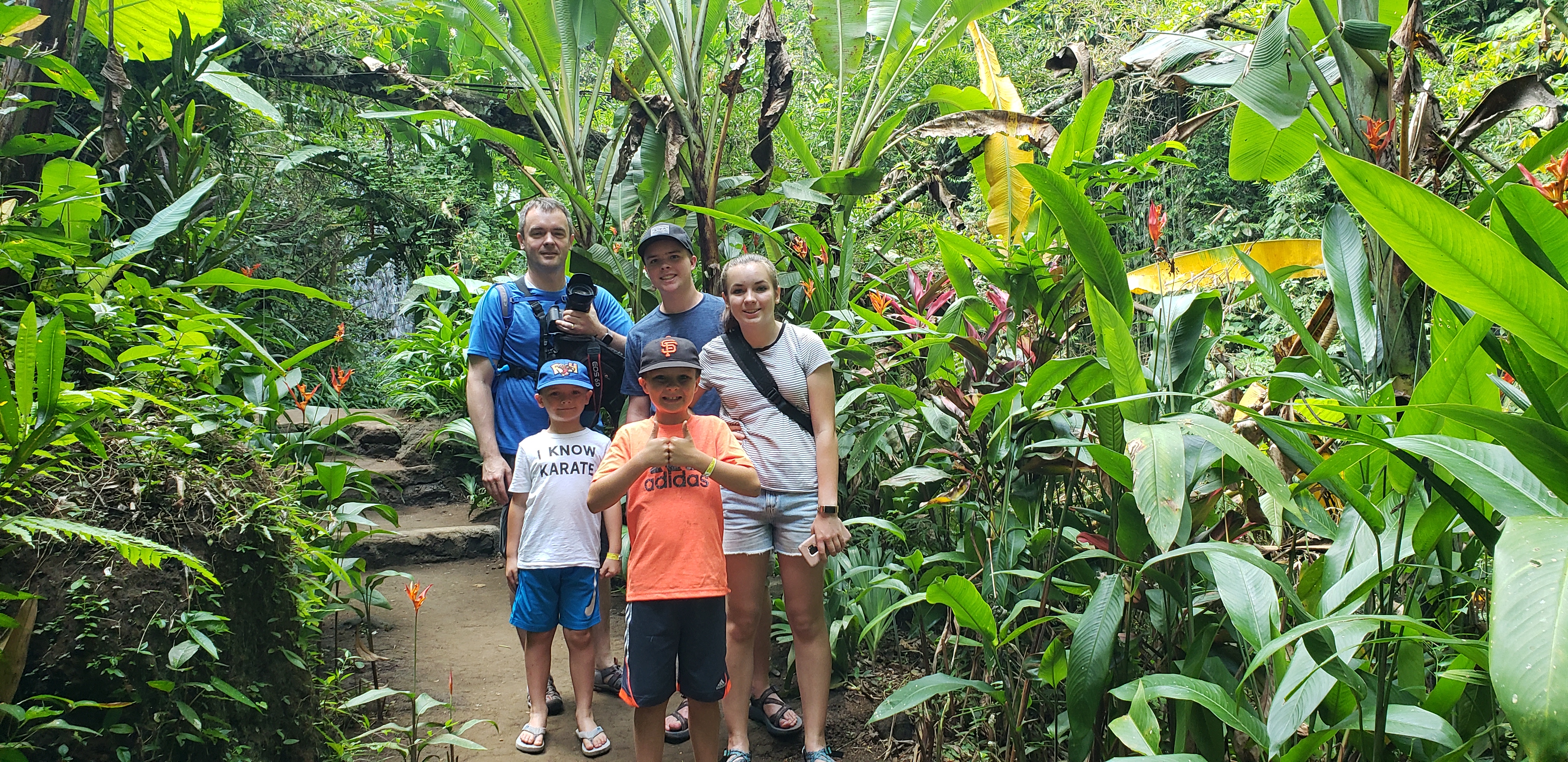 2018 Southeast Asia Trip Day 6 - Ubud, Bali, Indonesia (Mount Agung Volcano in Distance, Tegallalang Rice Terraces, Tirta Empul (Hindu Balinese Water Temple), Wearing Sarongs, Satria Agrowisata Coffee Plantation, Civet Cat Poop, Tibumana Waterfall)