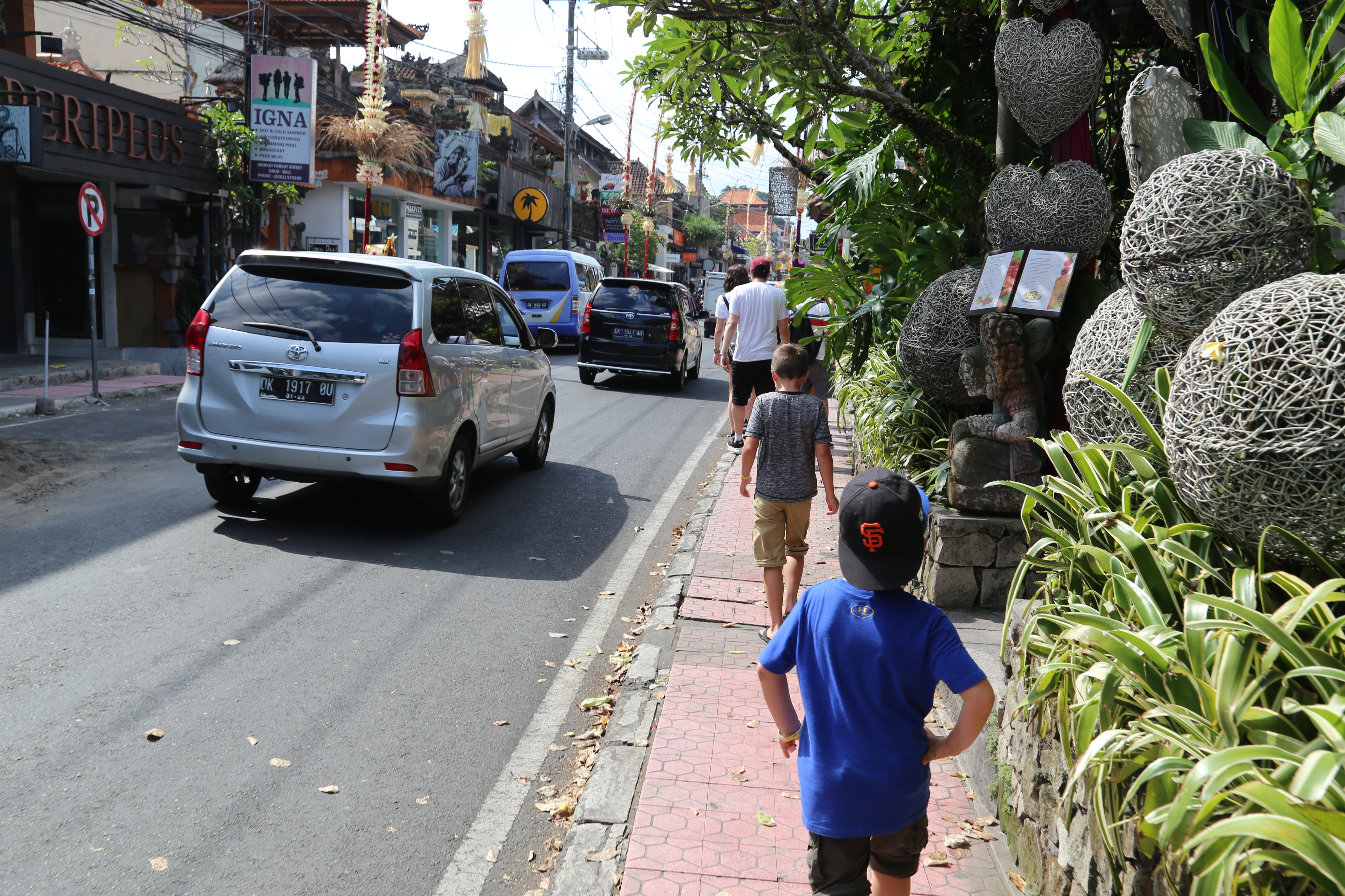 2018 Southeast Asia Trip Day 5 - Ubud, Bali, Indonesia (Breakfast at the Villa, Balinese Offerings (Canang Sari), Ubud Sacred Monkey Forest Sanctuary, Getting Attacked By Monkeys, Three Monkeys Restaurant, Ubud Palace,  Spa, Kecak Fire & Trance Dance)