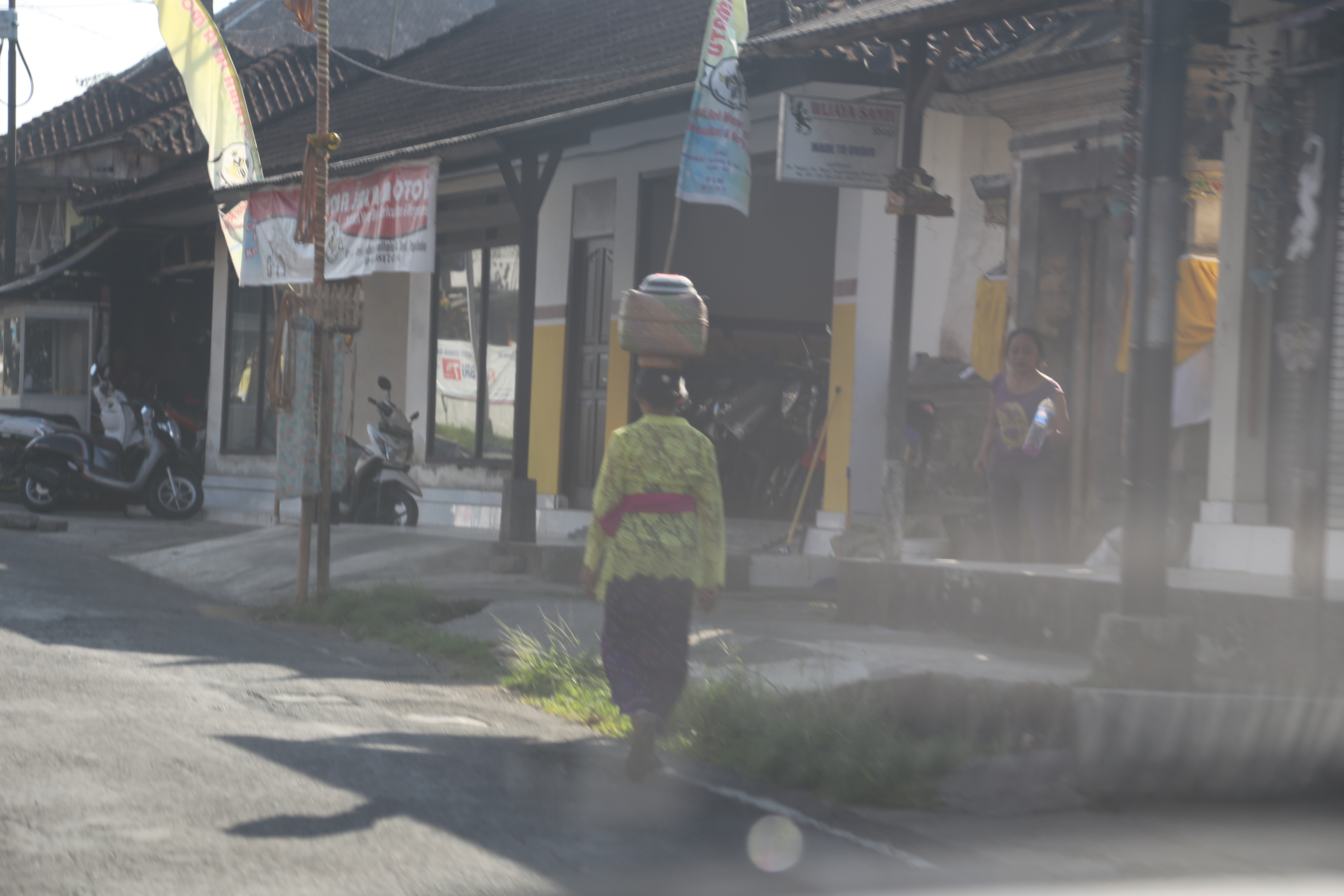 2018 Southeast Asia Trip Day 6 - Ubud, Bali, Indonesia (Mount Agung Volcano in Distance, Tegallalang Rice Terraces, Tirta Empul (Hindu Balinese Water Temple), Wearing Sarongs, Satria Agrowisata Coffee Plantation, Civet Cat Poop, Tibumana Waterfall)