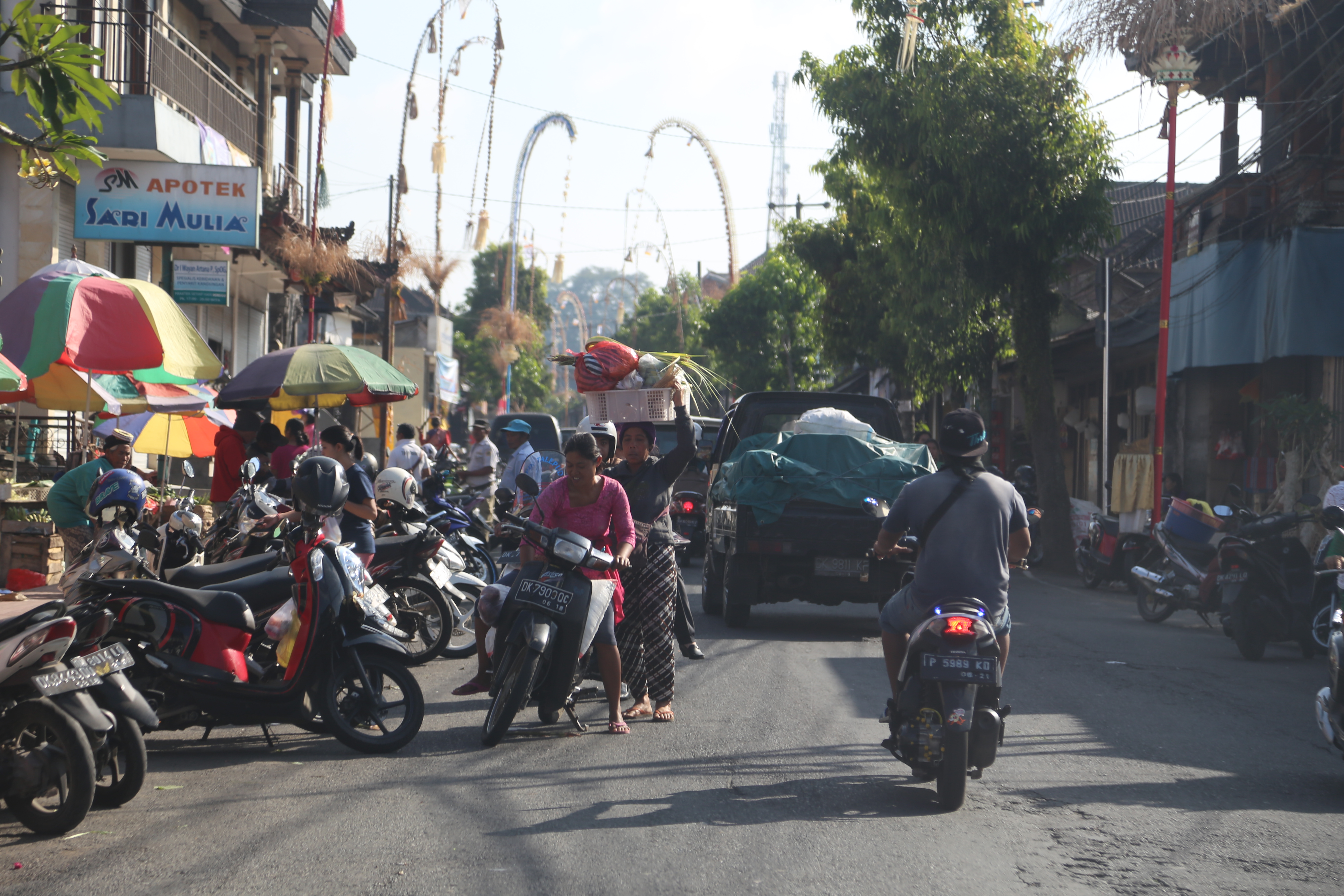 2018 Southeast Asia Trip Day 6 - Ubud, Bali, Indonesia (Mount Agung Volcano in Distance, Tegallalang Rice Terraces, Tirta Empul (Hindu Balinese Water Temple), Wearing Sarongs, Satria Agrowisata Coffee Plantation, Civet Cat Poop, Tibumana Waterfall)