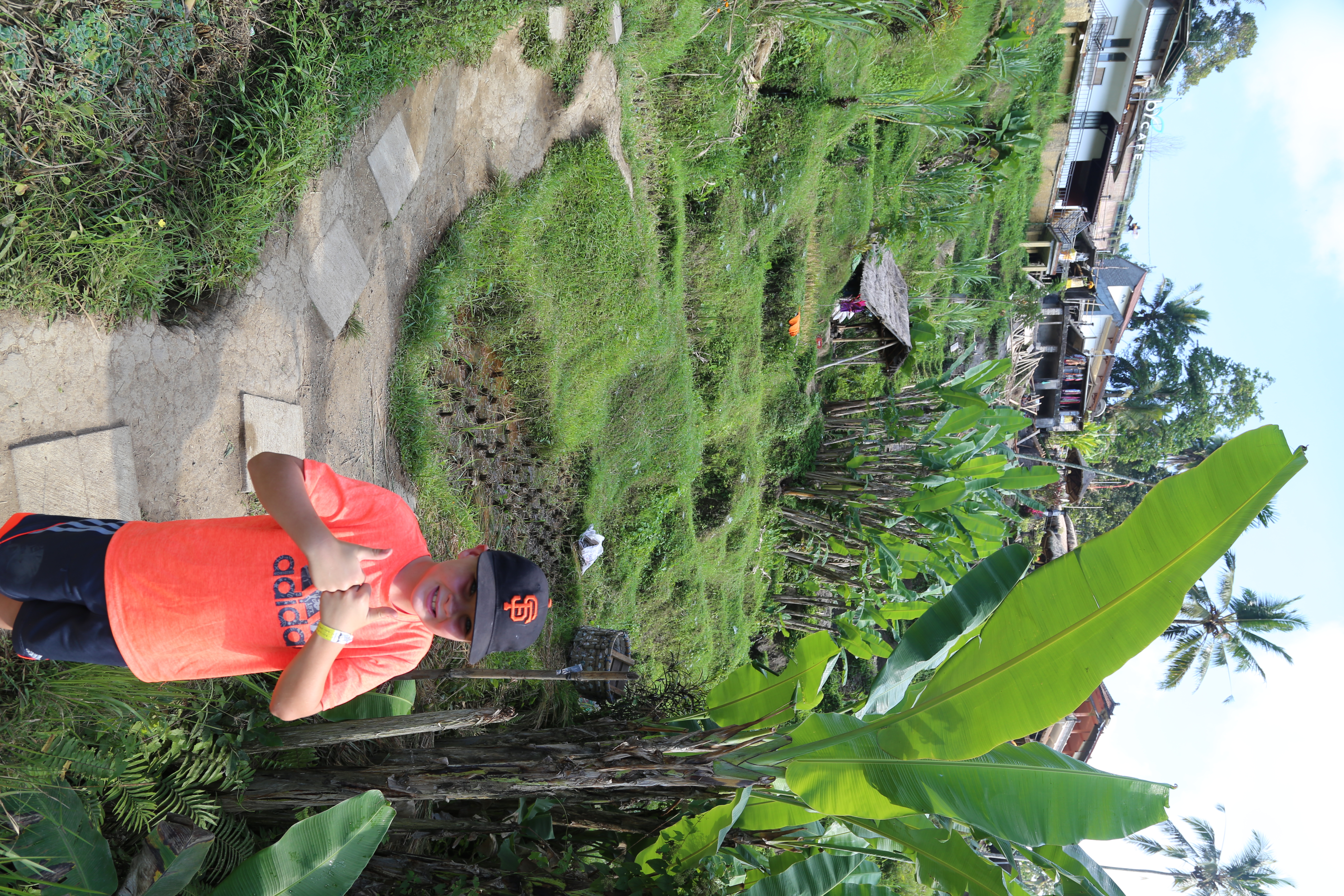 2018 Southeast Asia Trip Day 6 - Ubud, Bali, Indonesia (Mount Agung Volcano in Distance, Tegallalang Rice Terraces, Tirta Empul (Hindu Balinese Water Temple), Wearing Sarongs, Satria Agrowisata Coffee Plantation, Civet Cat Poop, Tibumana Waterfall)