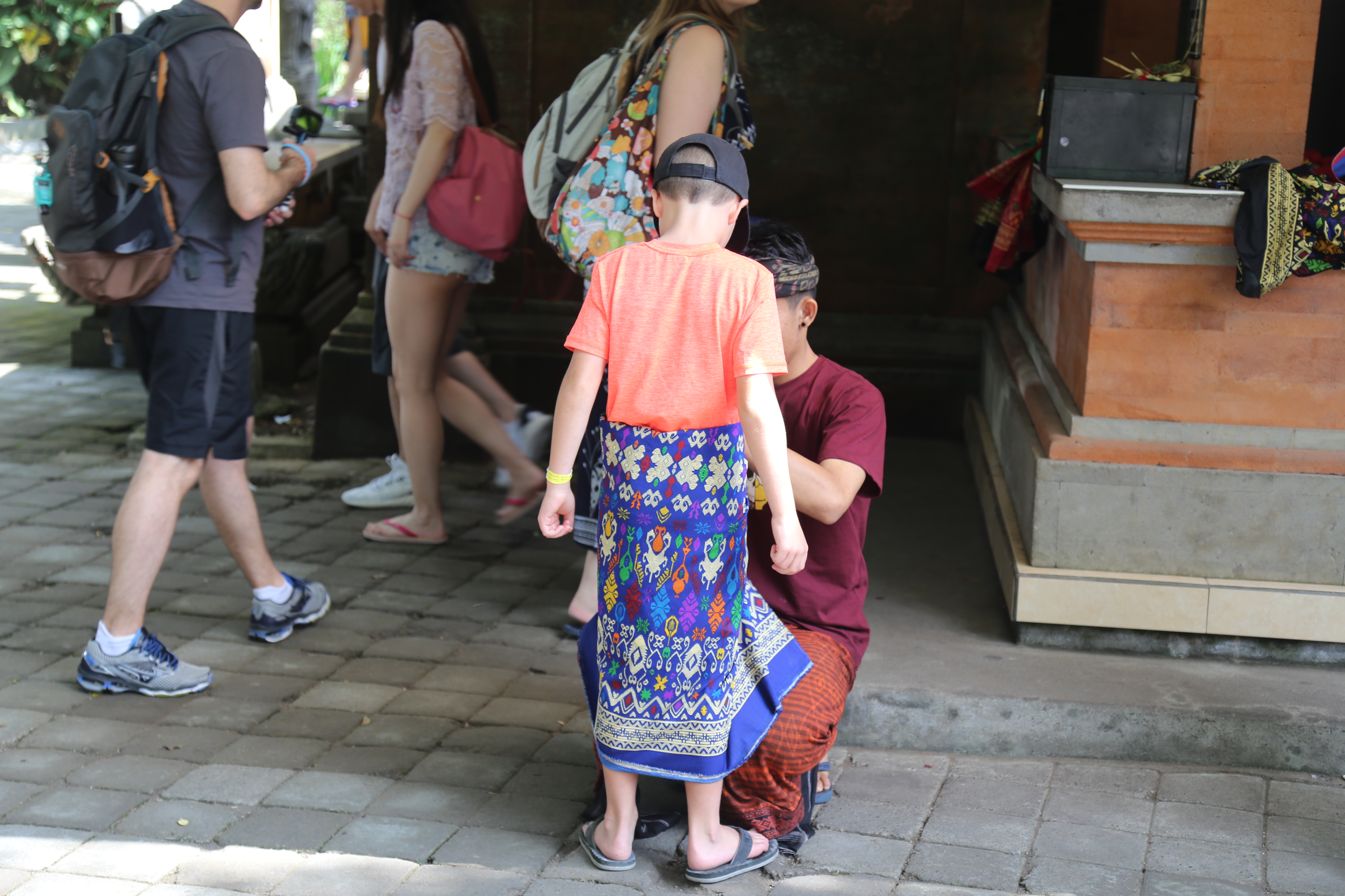 2018 Southeast Asia Trip Day 6 - Ubud, Bali, Indonesia (Mount Agung Volcano in Distance, Tegallalang Rice Terraces, Tirta Empul (Hindu Balinese Water Temple), Wearing Sarongs, Satria Agrowisata Coffee Plantation, Civet Cat Poop, Tibumana Waterfall)