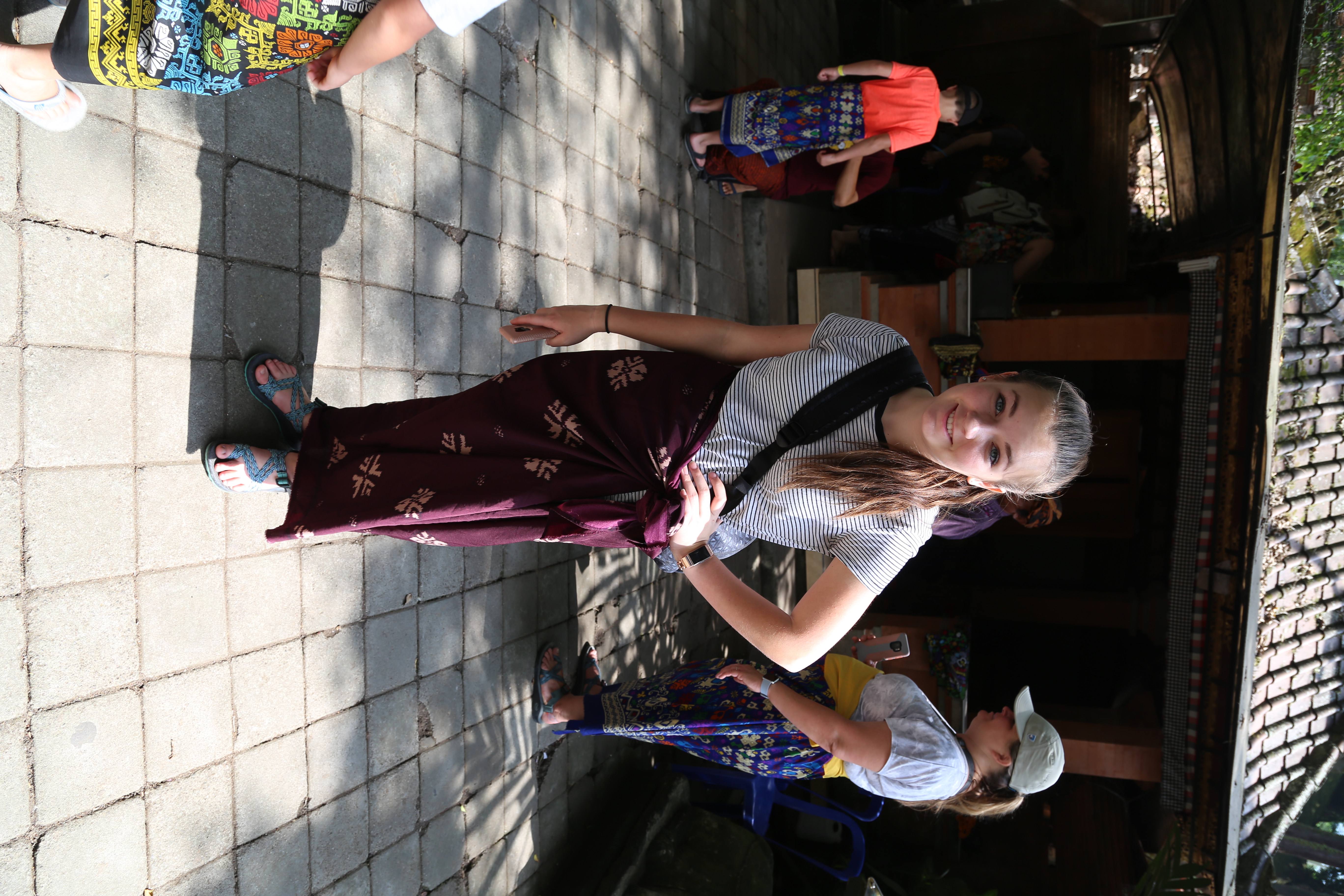 2018 Southeast Asia Trip Day 6 - Ubud, Bali, Indonesia (Mount Agung Volcano in Distance, Tegallalang Rice Terraces, Tirta Empul (Hindu Balinese Water Temple), Wearing Sarongs, Satria Agrowisata Coffee Plantation, Civet Cat Poop, Tibumana Waterfall)