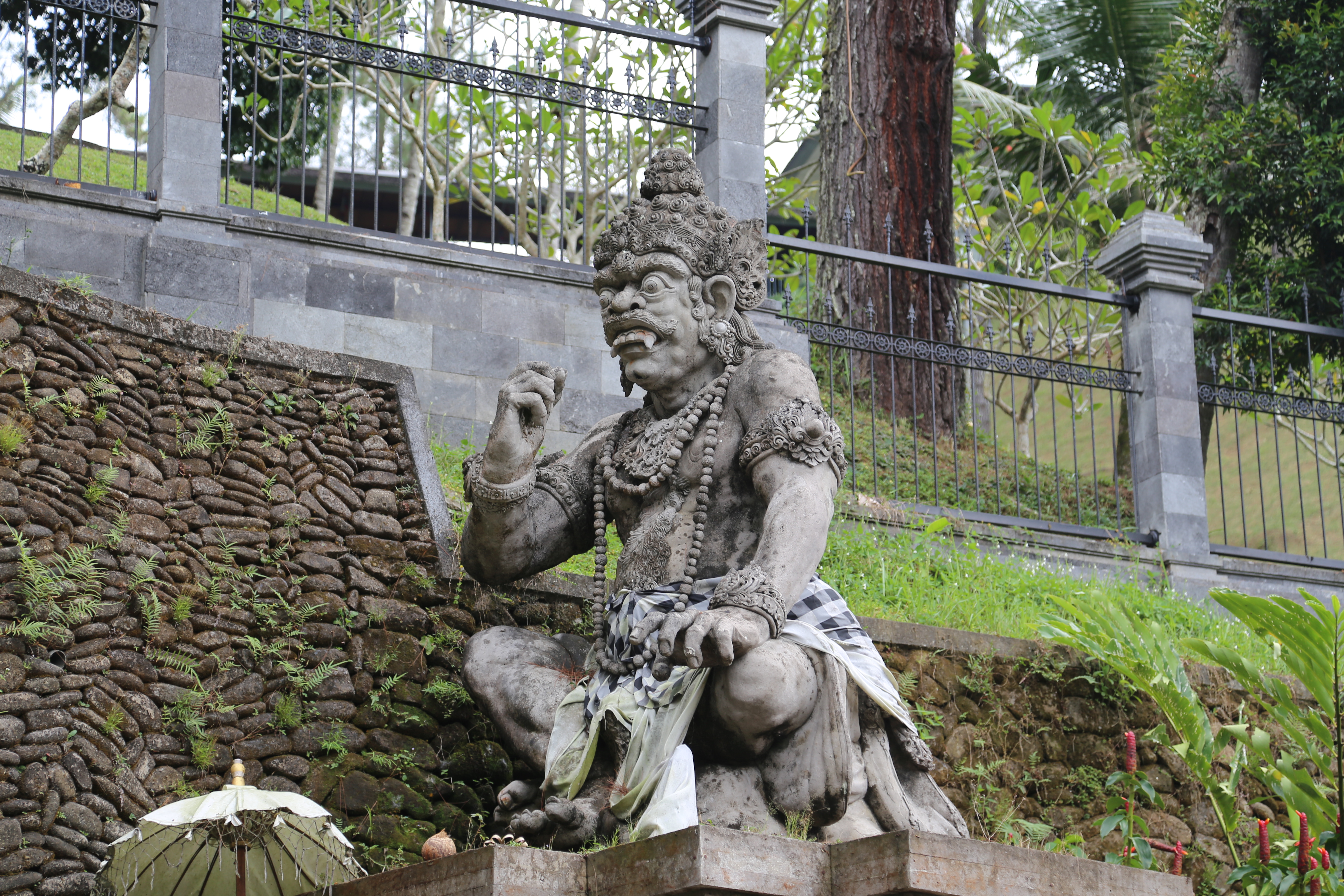 2018 Southeast Asia Trip Day 6 - Ubud, Bali, Indonesia (Mount Agung Volcano in Distance, Tegallalang Rice Terraces, Tirta Empul (Hindu Balinese Water Temple), Wearing Sarongs, Satria Agrowisata Coffee Plantation, Civet Cat Poop, Tibumana Waterfall)