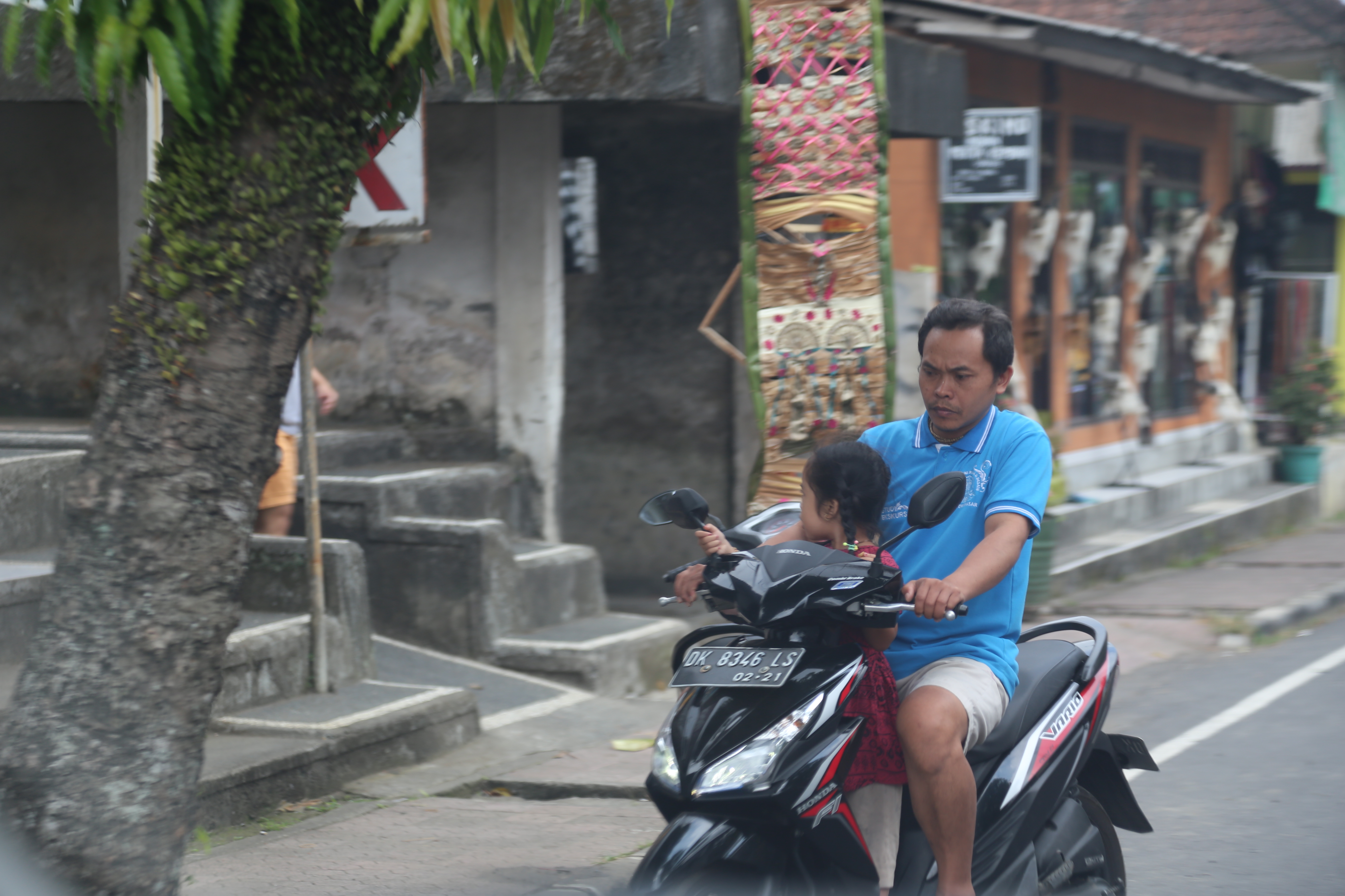 2018 Southeast Asia Trip Day 6 - Ubud, Bali, Indonesia (Mount Agung Volcano in Distance, Tegallalang Rice Terraces, Tirta Empul (Hindu Balinese Water Temple), Wearing Sarongs, Satria Agrowisata Coffee Plantation, Civet Cat Poop, Tibumana Waterfall)