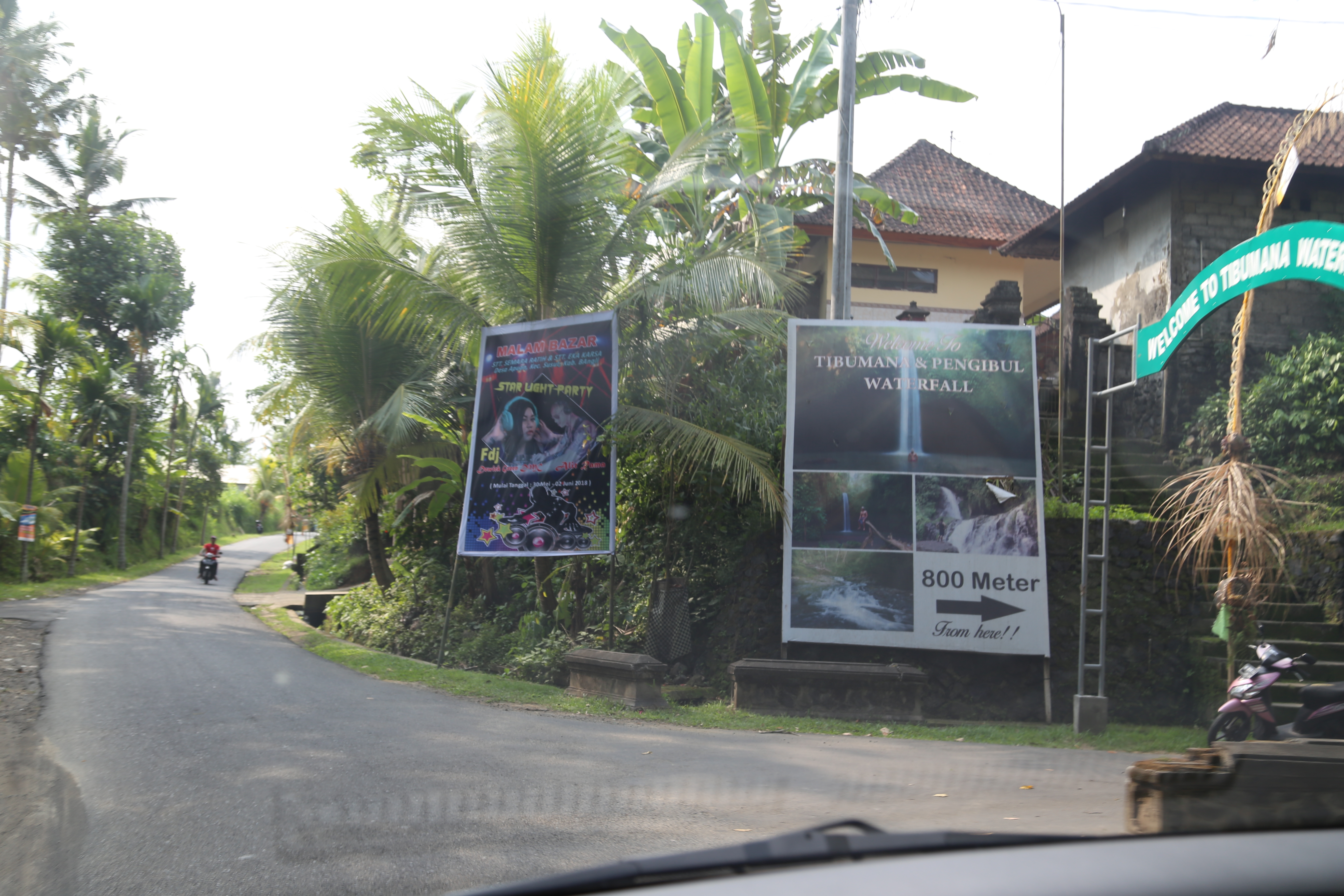 2018 Southeast Asia Trip Day 6 - Ubud, Bali, Indonesia (Mount Agung Volcano in Distance, Tegallalang Rice Terraces, Tirta Empul (Hindu Balinese Water Temple), Wearing Sarongs, Satria Agrowisata Coffee Plantation, Civet Cat Poop, Tibumana Waterfall)