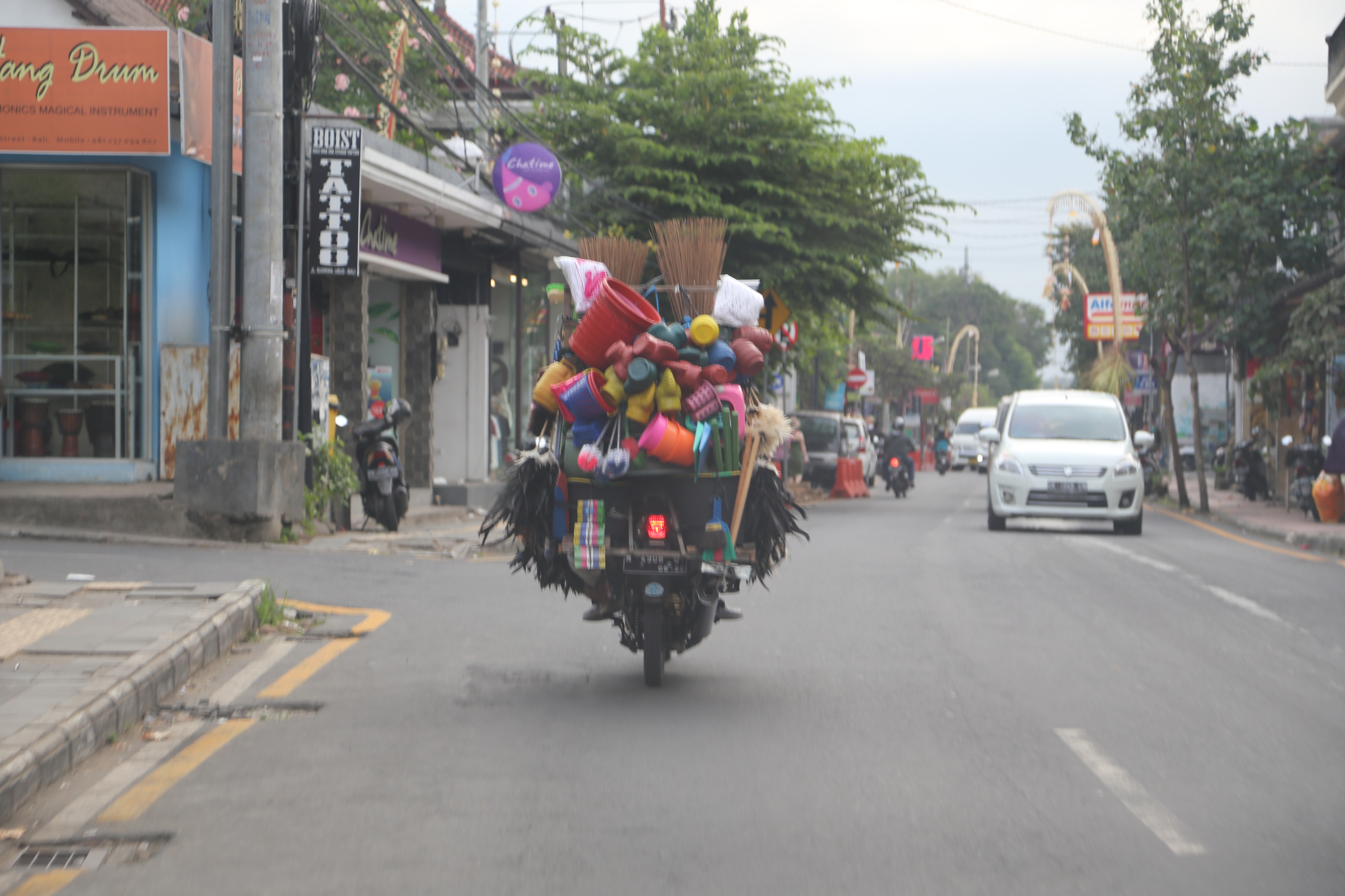 2018 Southeast Asia Trip Day 6 - Ubud, Bali, Indonesia (Mount Agung Volcano in Distance, Tegallalang Rice Terraces, Tirta Empul (Hindu Balinese Water Temple), Wearing Sarongs, Satria Agrowisata Coffee Plantation, Civet Cat Poop, Tibumana Waterfall)