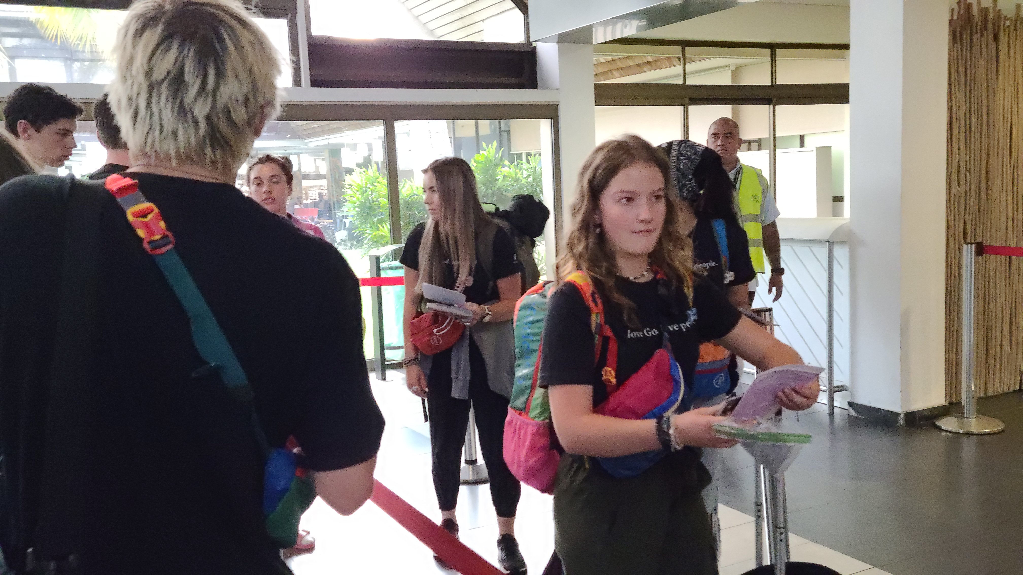 2022 Tahiti Taravao HXP - Day 2 (Arrival in Tahiti!, Narii & Escuela Teach us a Tahitian Dance, Ferry to Mo'orea / Moorea, Hiking, 18 in Small Truck, Va'a Canoes, Crepes)