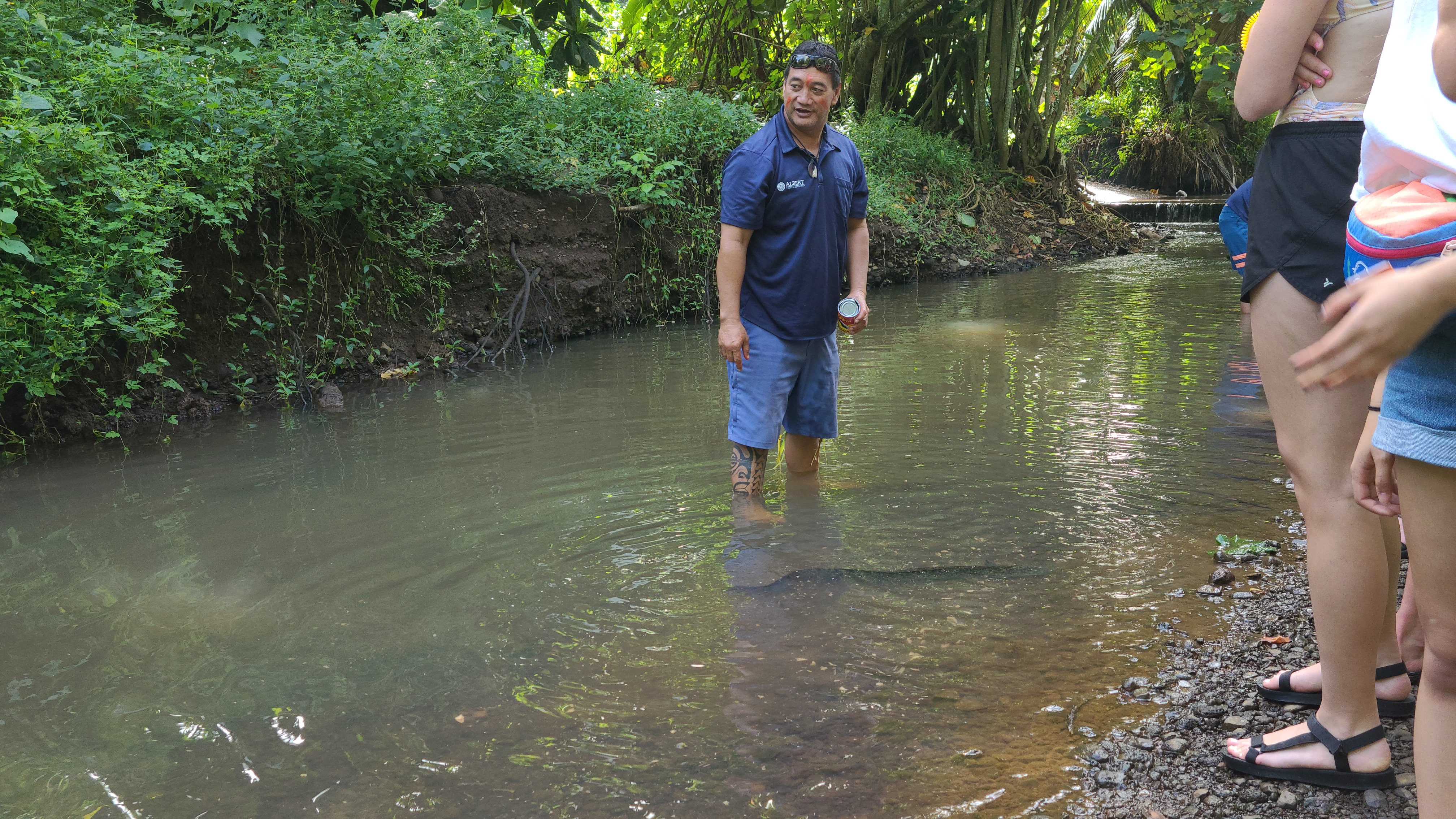 2022 Tahiti Taravao HXP - Day 3 (Devotional, Moorea Jeep Safari, Magic Mountain Overlook, Jam Tasting, Belvedere Lookout, Marae-o-Mahine, Touching Sacred Eels, Fresh Pineapple & Coconut, Making Headbands, Beach Games, Tahitian Dance & Fire Show)