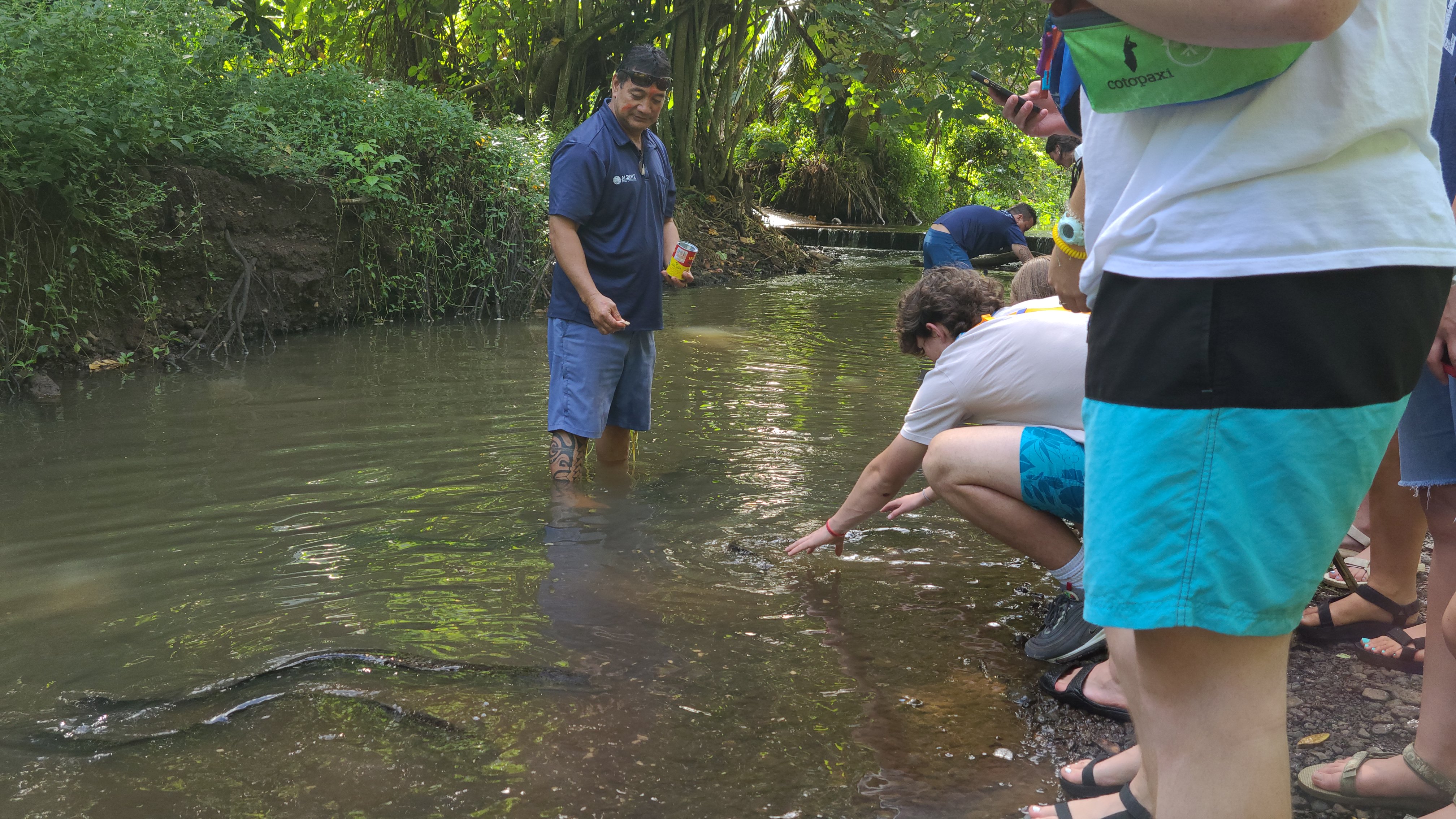 2022 Tahiti Taravao HXP - Day 3 (Devotional, Moorea Jeep Safari, Magic Mountain Overlook, Jam Tasting, Belvedere Lookout, Marae-o-Mahine, Touching Sacred Eels, Fresh Pineapple & Coconut, Making Headbands, Beach Games, Tahitian Dance & Fire Show)