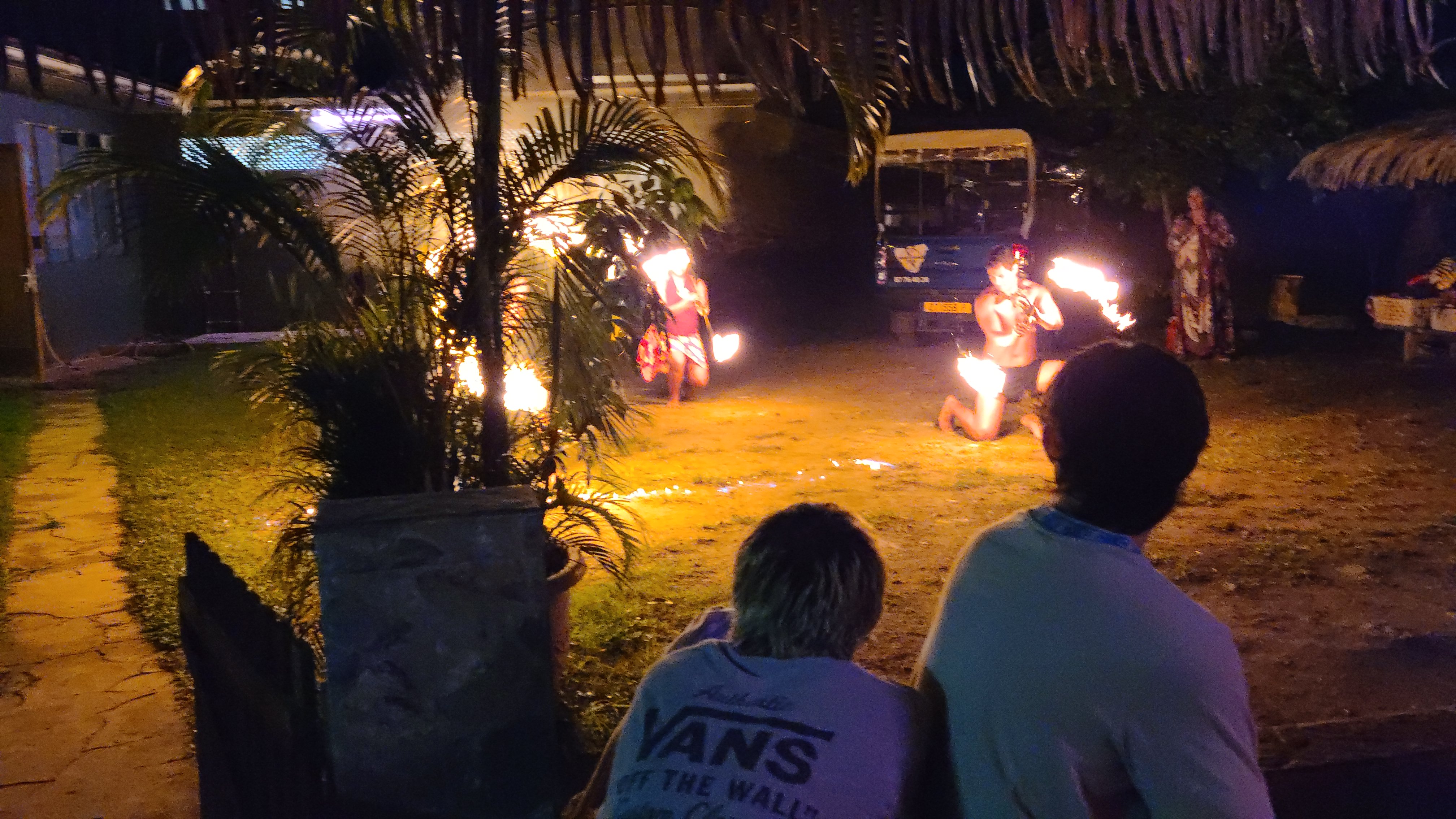 2022 Tahiti Taravao HXP - Day 3 (Devotional, Moorea Jeep Safari, Magic Mountain Overlook, Jam Tasting, Belvedere Lookout, Marae-o-Mahine, Touching Sacred Eels, Fresh Pineapple & Coconut, Making Headbands, Beach Games, Tahitian Dance & Fire Show)