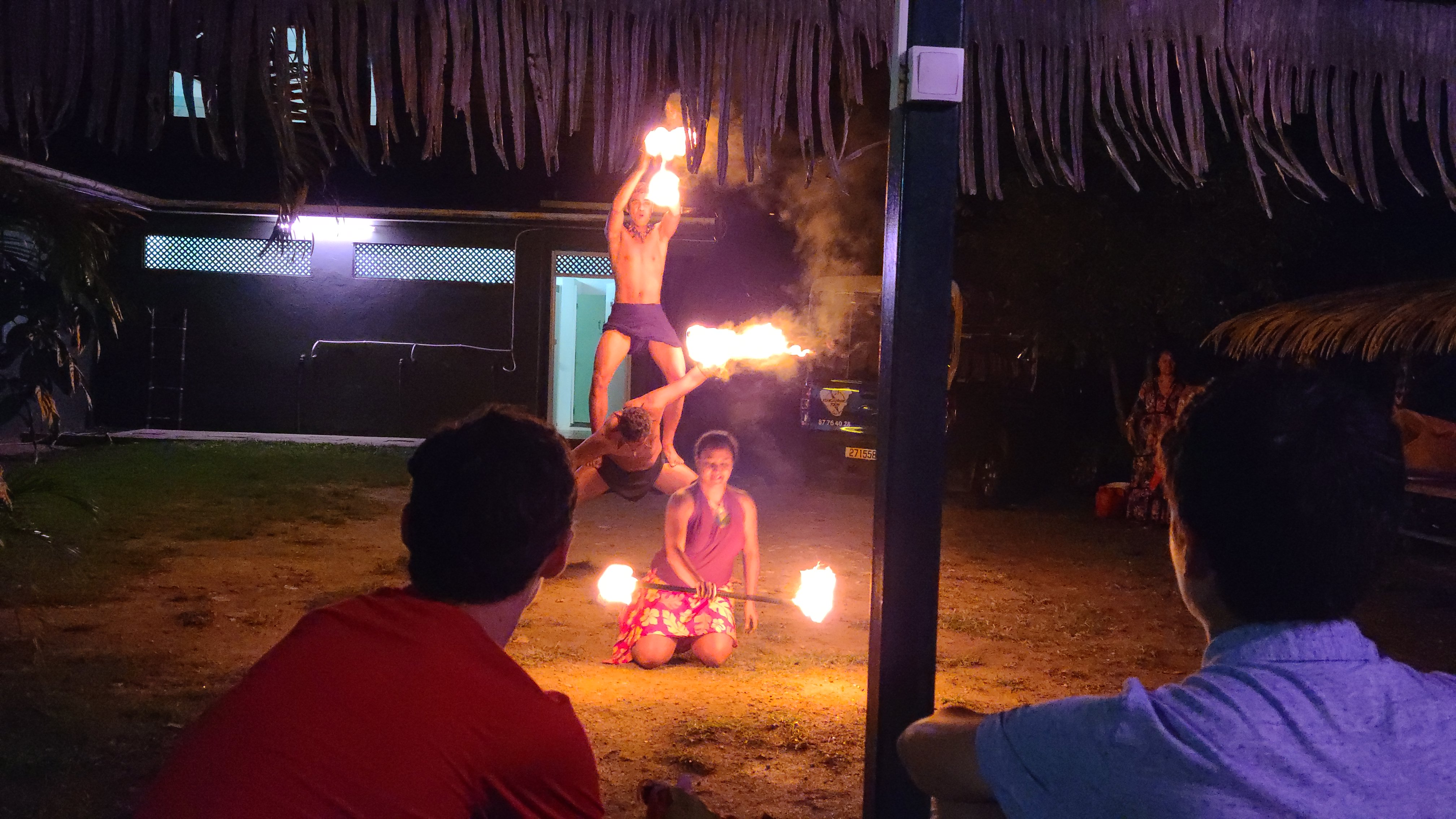 2022 Tahiti Taravao HXP - Day 3 (Devotional, Moorea Jeep Safari, Magic Mountain Overlook, Jam Tasting, Belvedere Lookout, Marae-o-Mahine, Touching Sacred Eels, Fresh Pineapple & Coconut, Making Headbands, Beach Games, Tahitian Dance & Fire Show)