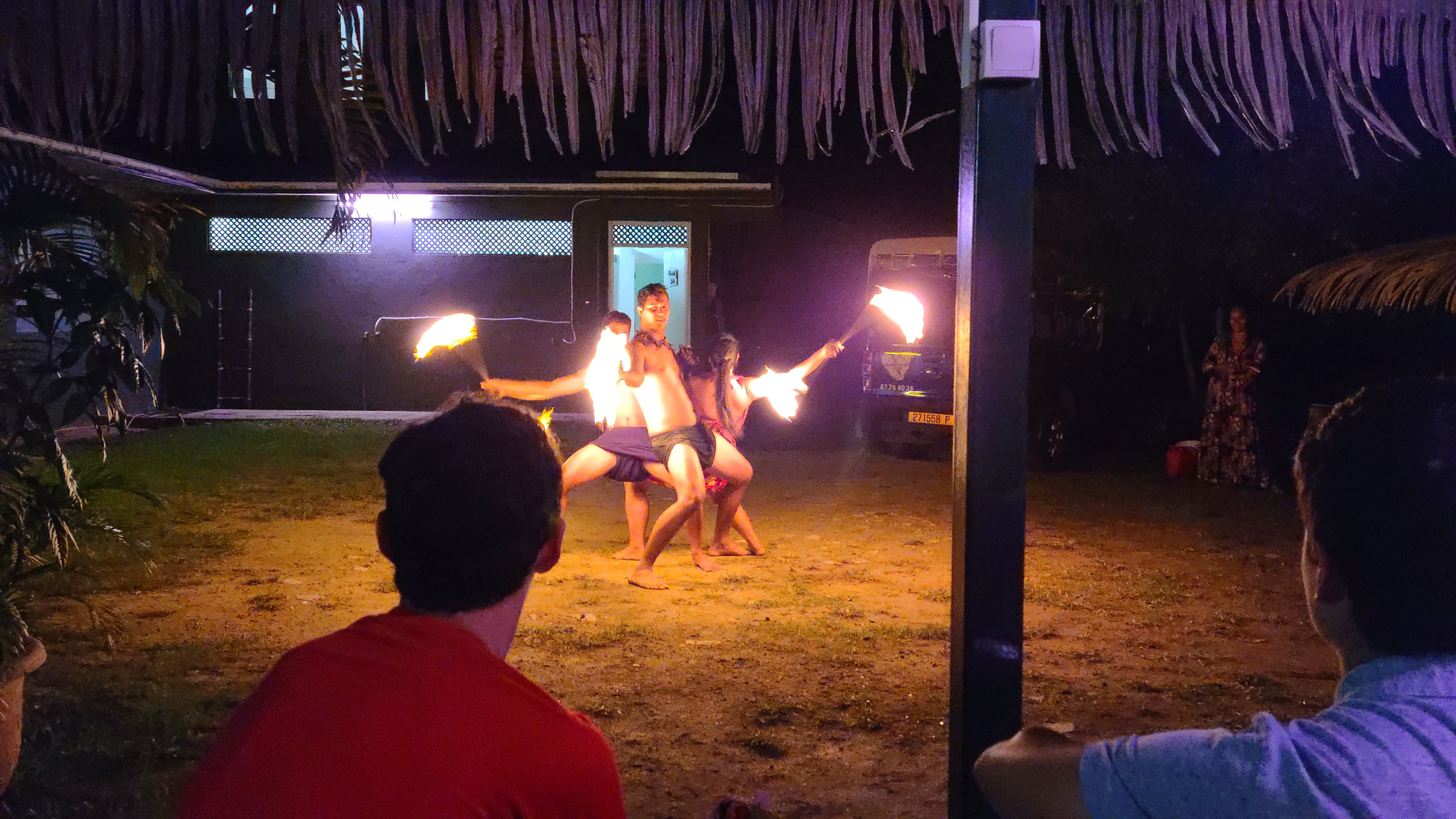 2022 Tahiti Taravao HXP - Day 3 (Devotional, Moorea Jeep Safari, Magic Mountain Overlook, Jam Tasting, Belvedere Lookout, Marae-o-Mahine, Touching Sacred Eels, Fresh Pineapple & Coconut, Making Headbands, Beach Games, Tahitian Dance & Fire Show)