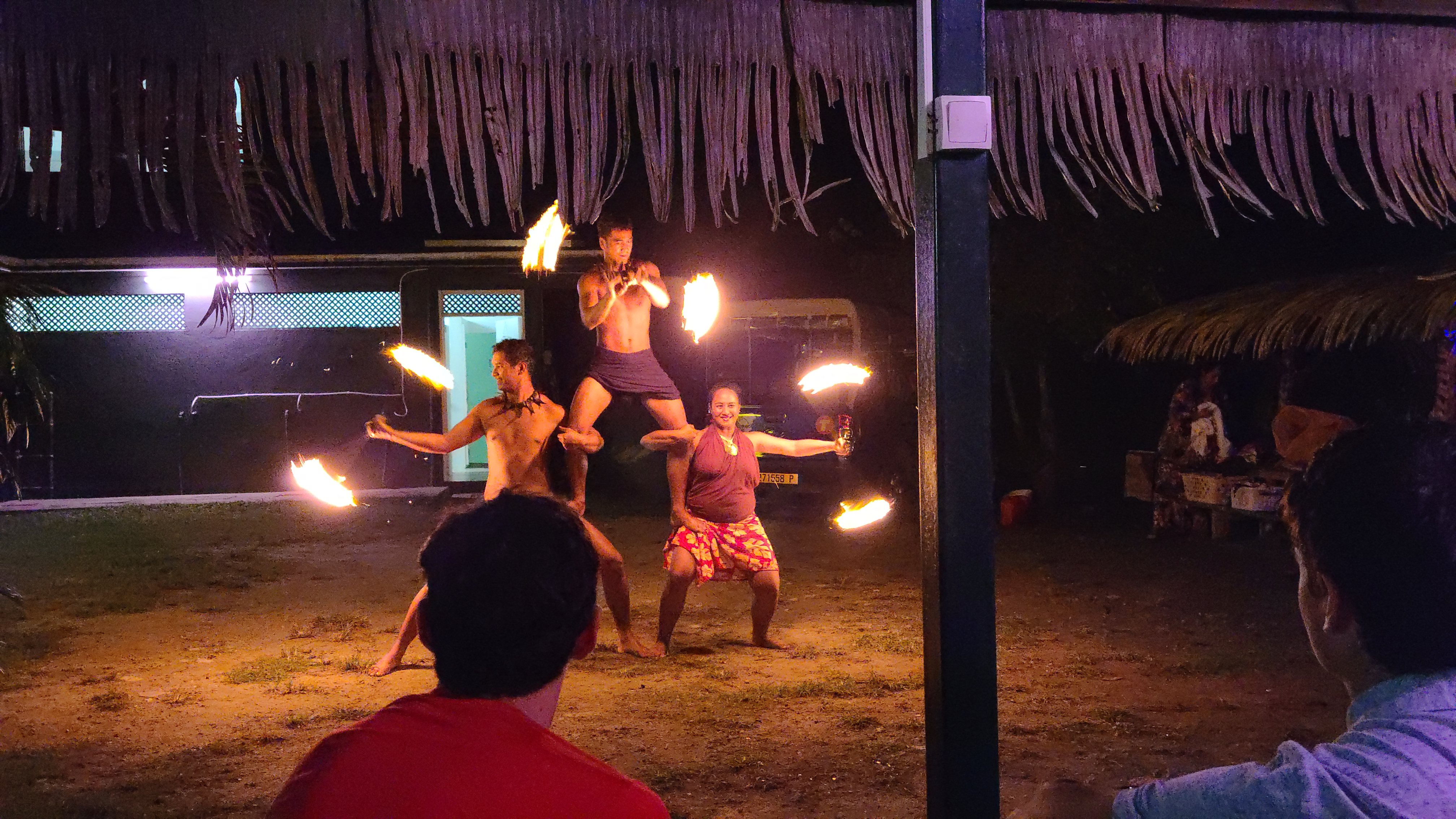 2022 Tahiti Taravao HXP - Day 3 (Devotional, Moorea Jeep Safari, Magic Mountain Overlook, Jam Tasting, Belvedere Lookout, Marae-o-Mahine, Touching Sacred Eels, Fresh Pineapple & Coconut, Making Headbands, Beach Games, Tahitian Dance & Fire Show)