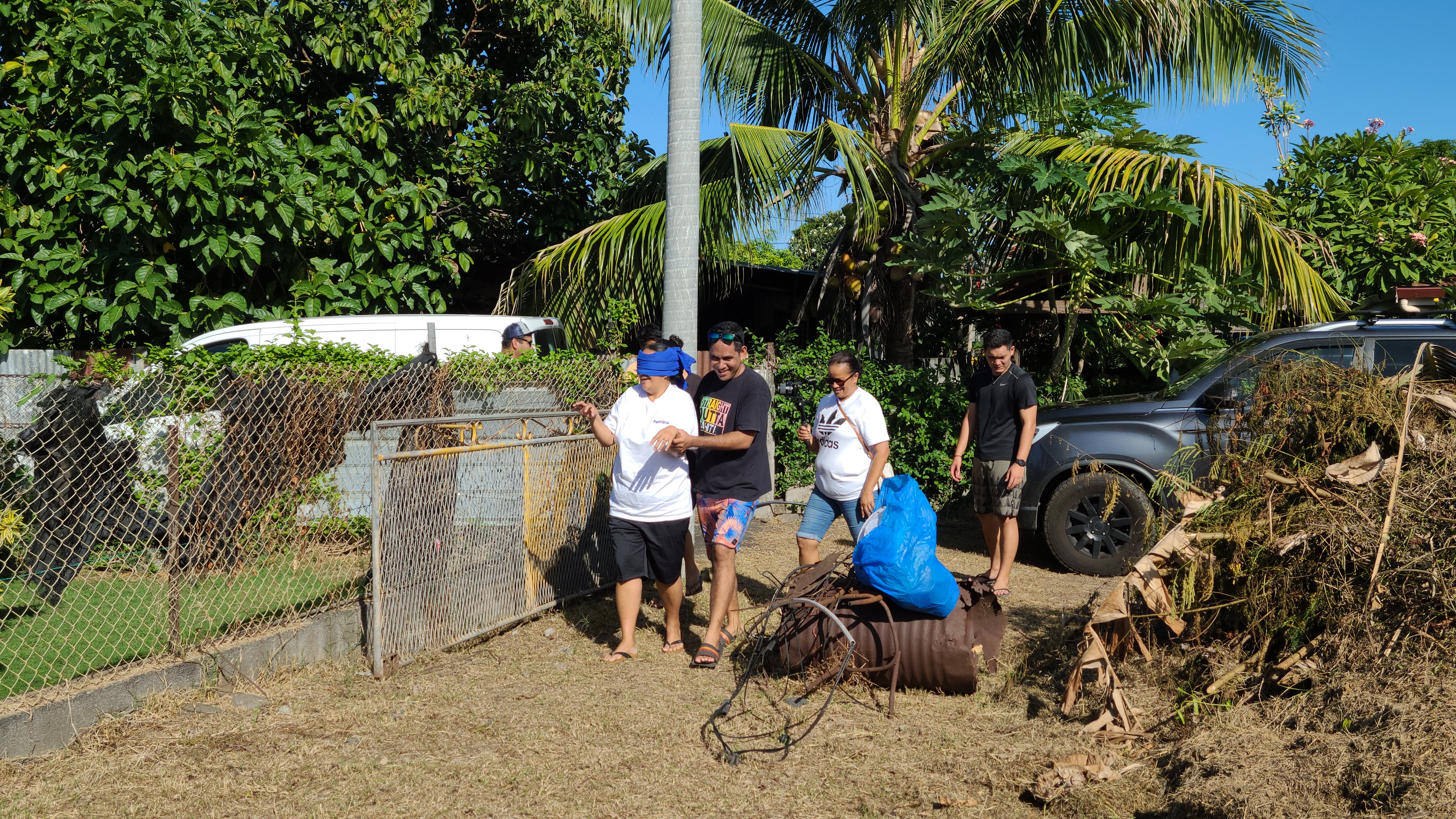 2022 Tahiti Taravao HXP - Day 6 (1st Day at the Work Site, Clearing the Land to Build a House for Tiana, Digging the Foundation & Footings, Purple Worms & Centipedes,Swimming in the Reef, Activity and Dinner with the Vaihiria Ward, Double Dragon)