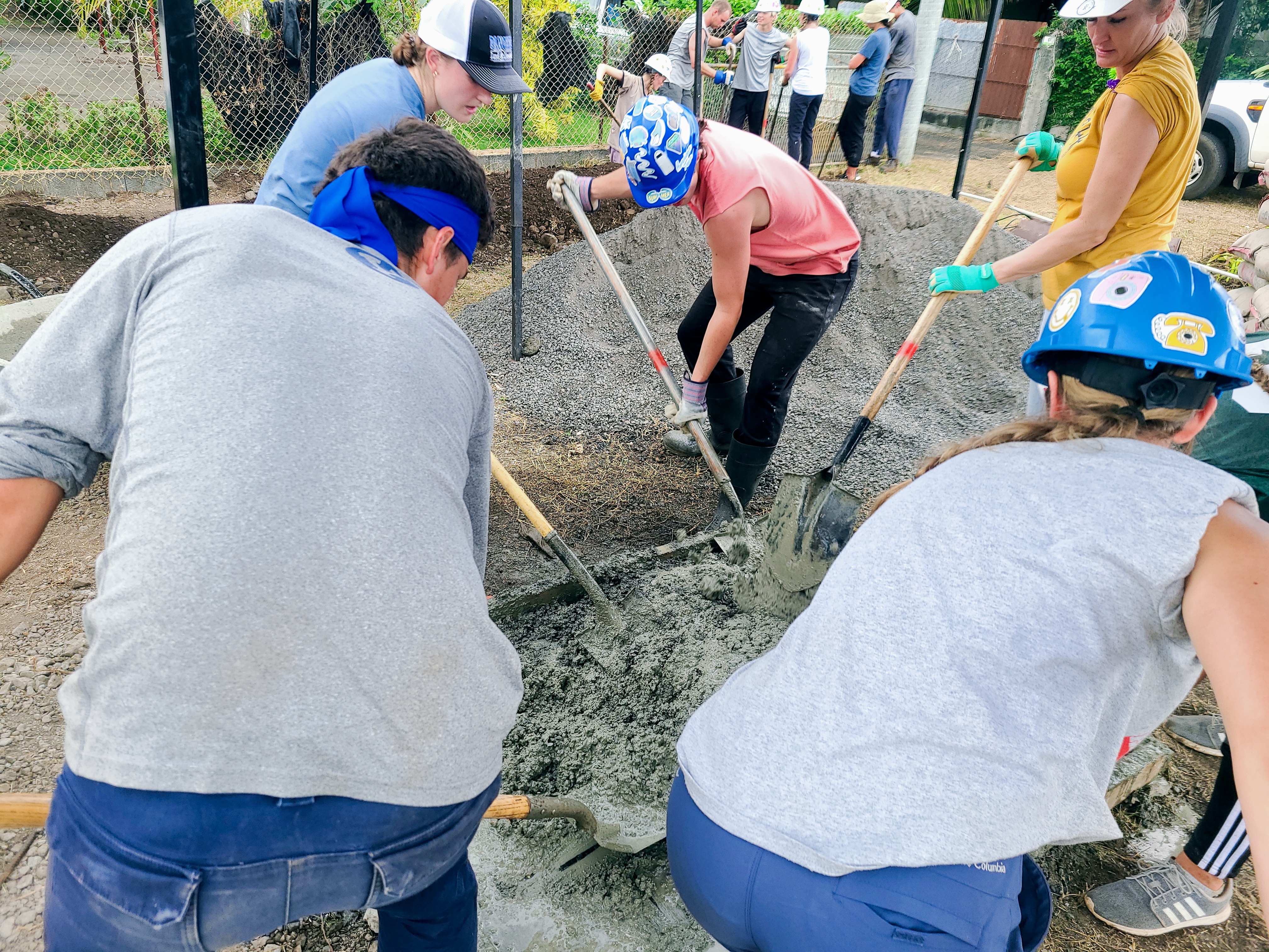 2022 Tahiti Taravao HXP - Day 7 (Tahitian Treats: Tim Tam, Happy Hippos, Hello Panda, Twix Top, Choco Prince, Building Walls & Mixing Cement By Hand, Chef Billy's Ketchup Egg Sandwiches, Making Flower Heis on the Beach, Swimming in the Reef)
