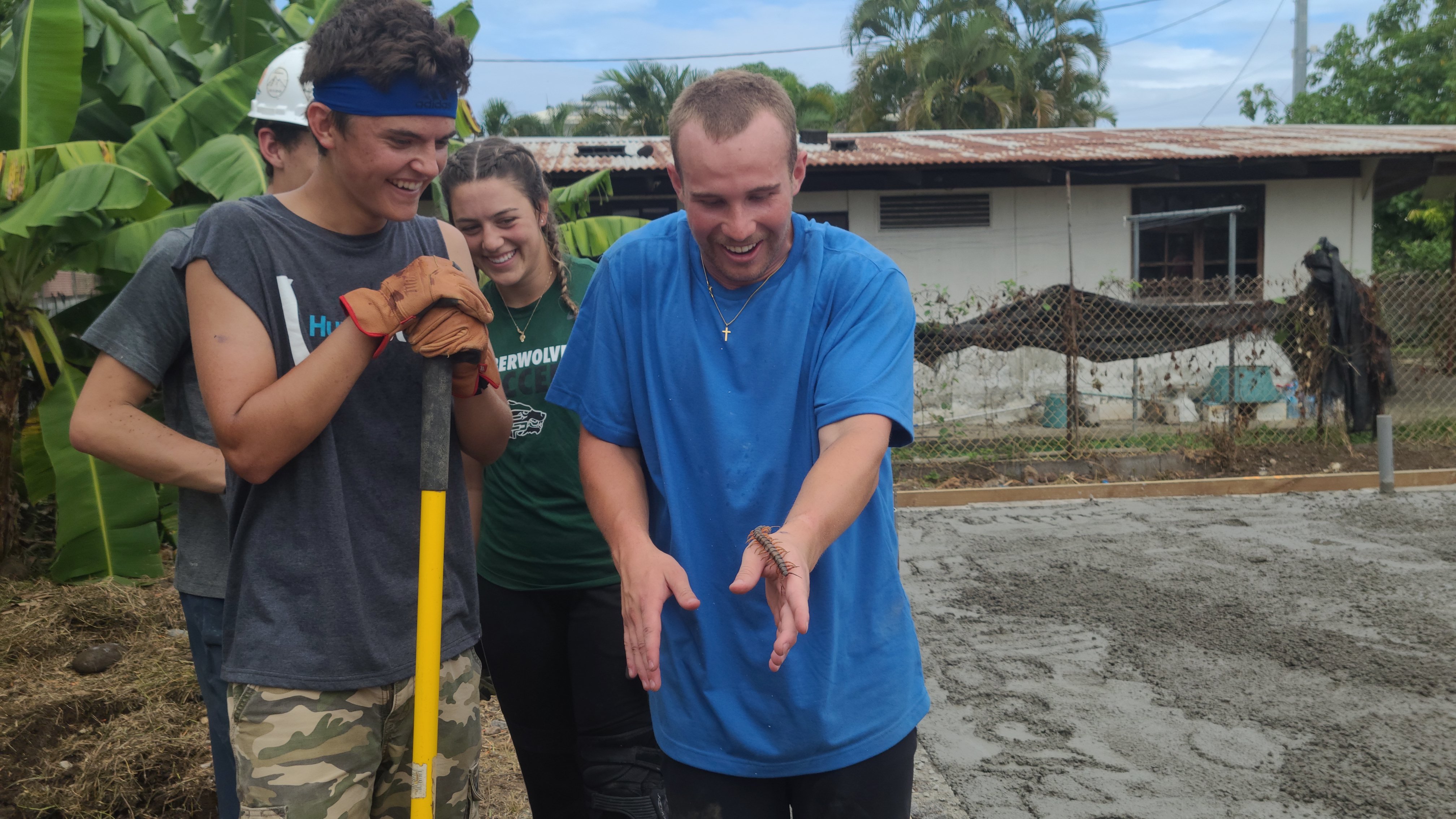 2022 Tahiti Taravao HXP - Day 9 (Pouring the Foundation, Playing with Poisonous Centipedes, Spray Painting Each Other, Digging a Bottomless Pit, Plage Vaiava (Vayava Beach), Another Epic Sunset, Learning a Tahitian Dance (Te Tiare Tahiti), Stingray)