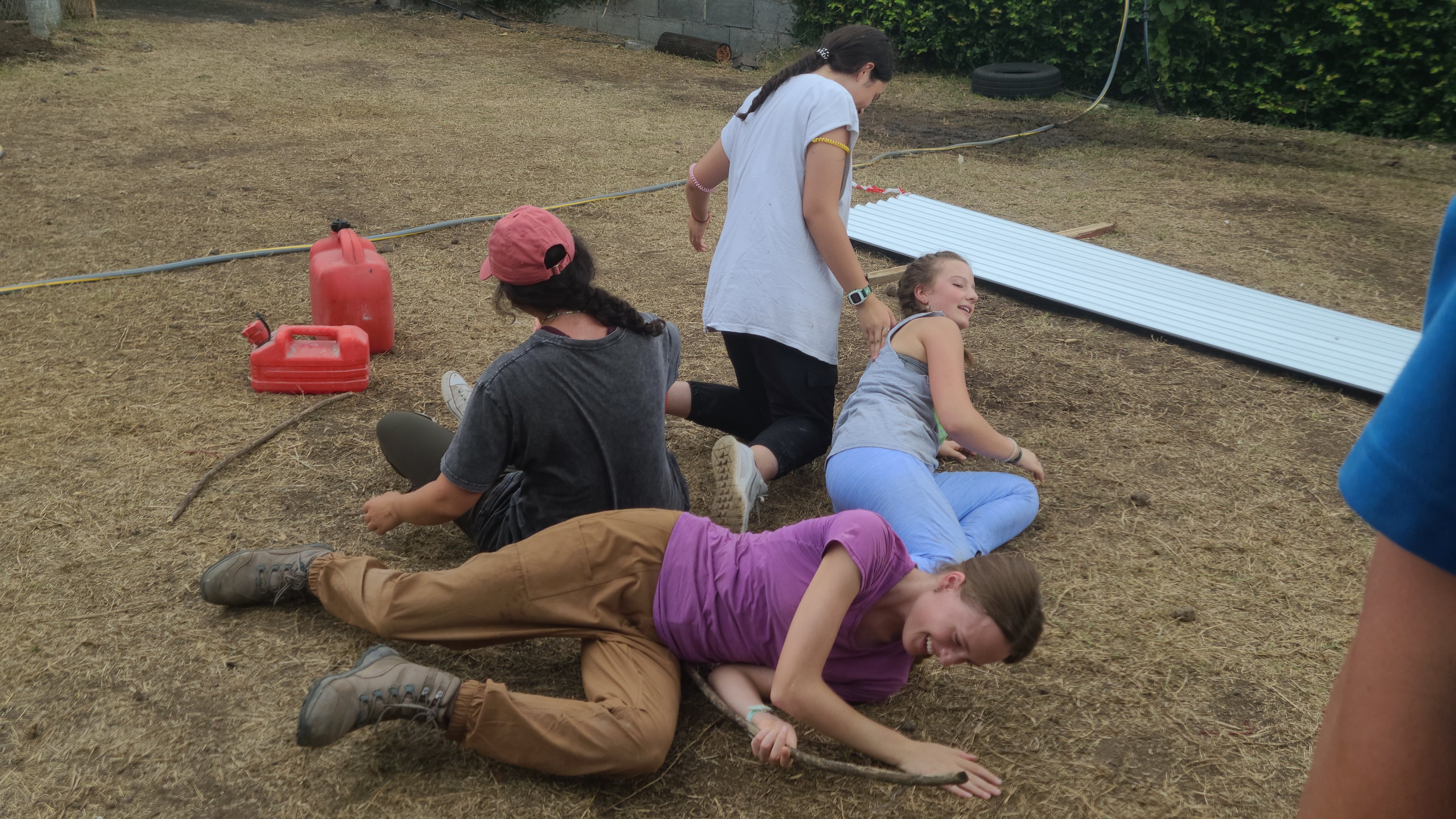 2022 Tahiti Taravao HXP - Day 9 (Pouring the Foundation, Playing with Poisonous Centipedes, Spray Painting Each Other, Digging a Bottomless Pit, Plage Vaiava (Vayava Beach), Another Epic Sunset, Learning a Tahitian Dance (Te Tiare Tahiti), Stingray)