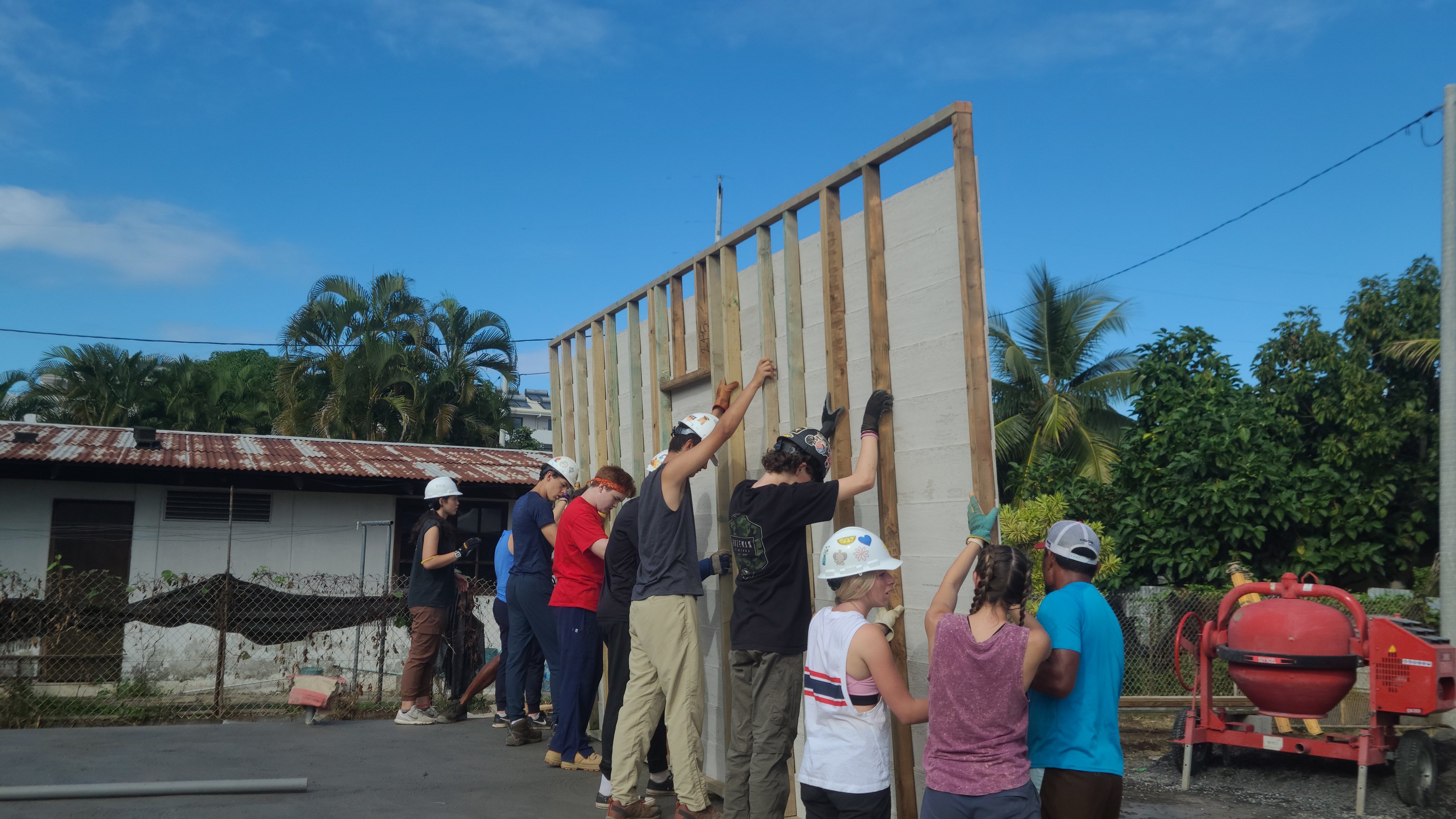 2022 Tahiti Taravao HXP - Day 10 (Banana Nutella Baguette Breakfast, Raising the Walls, Deeper Bottomless Pits for the Septic Tanks, Driver John, Wilson, Catching Crabs, Haka with ❤ Bishop Taylor ❤ & Papara Ward, Traditional Tahitian Dances)